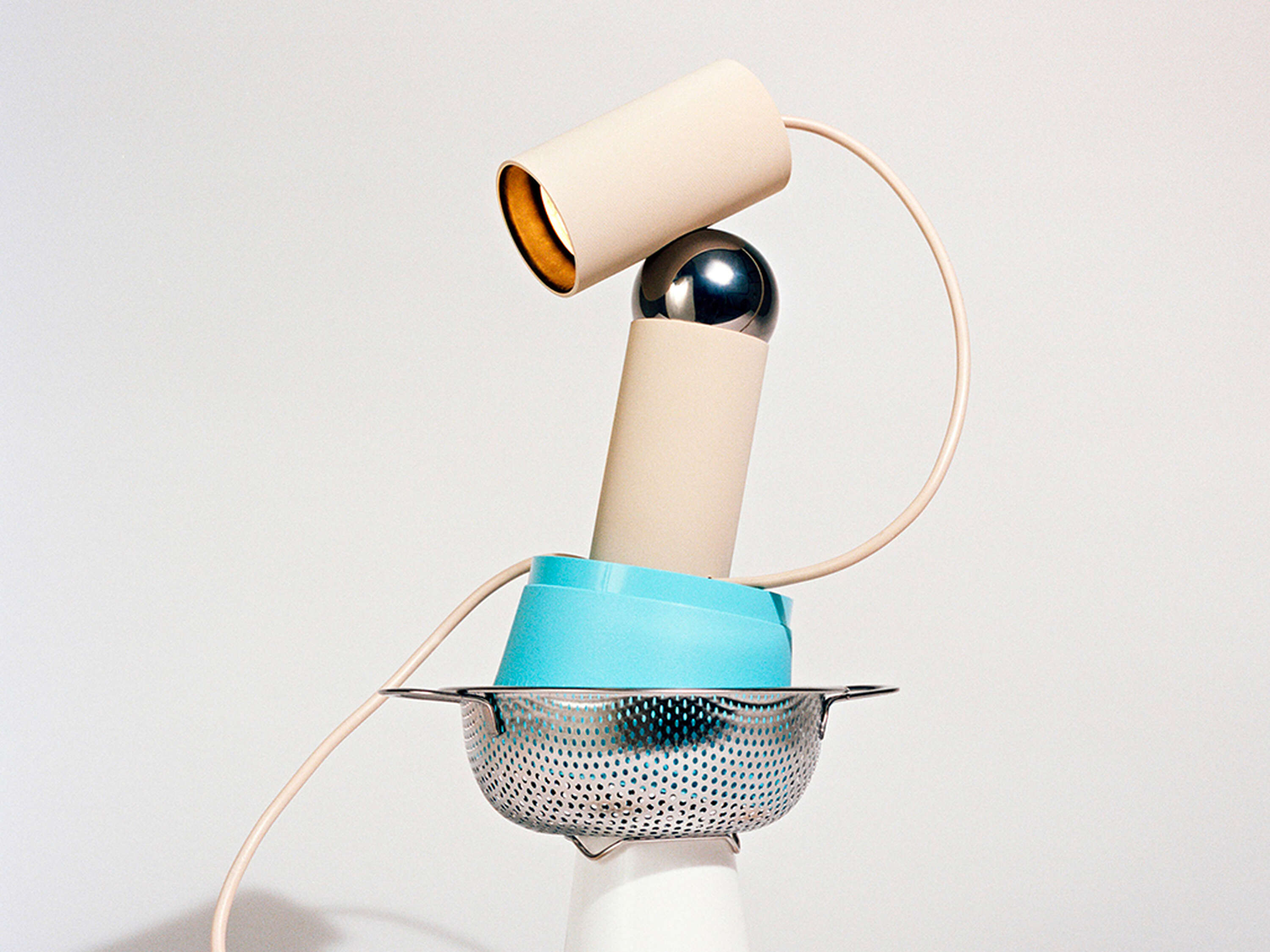 Tafellamp BILBOQUET crème