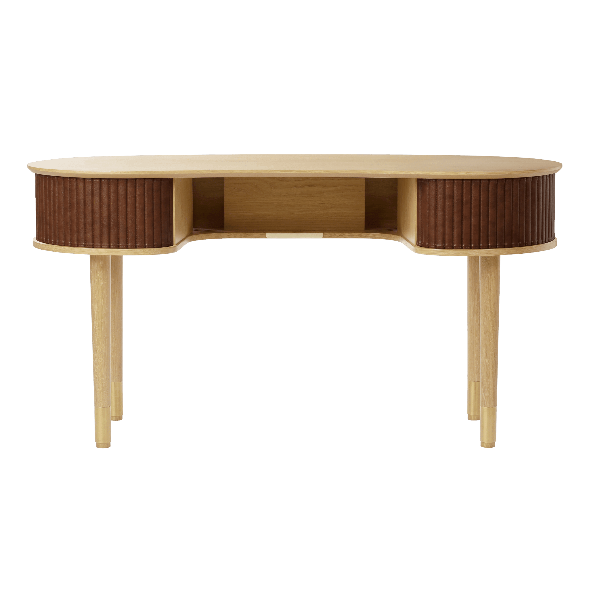 Biurko AUDACIOUS orzechowy z dębem UMAGE Eye on Design