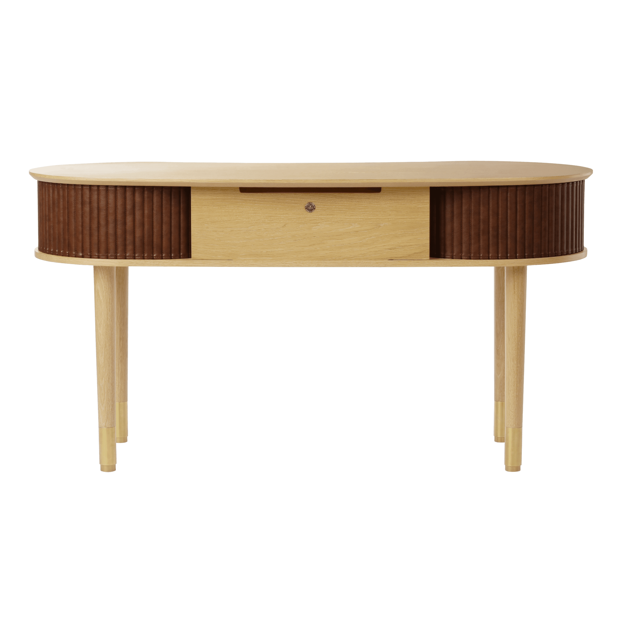 Biurko AUDACIOUS orzechowy z dębem UMAGE Eye on Design