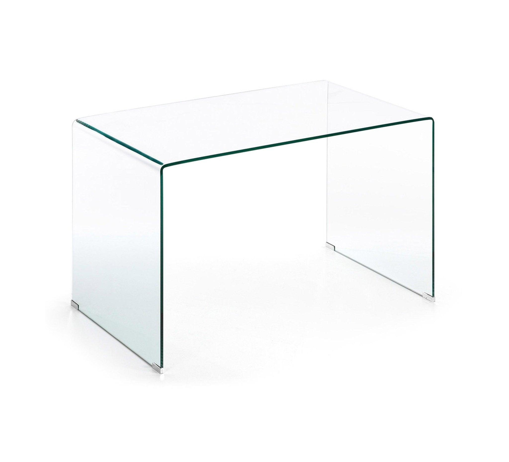 Biurko BURANO przezroczyste szkło La Forma Eye on Design