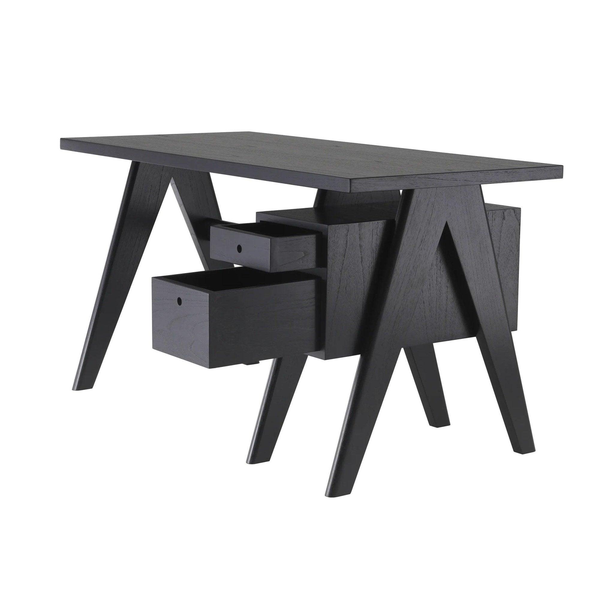 Biurko JULLIEN czarne drewno Eichholtz Eye on Design