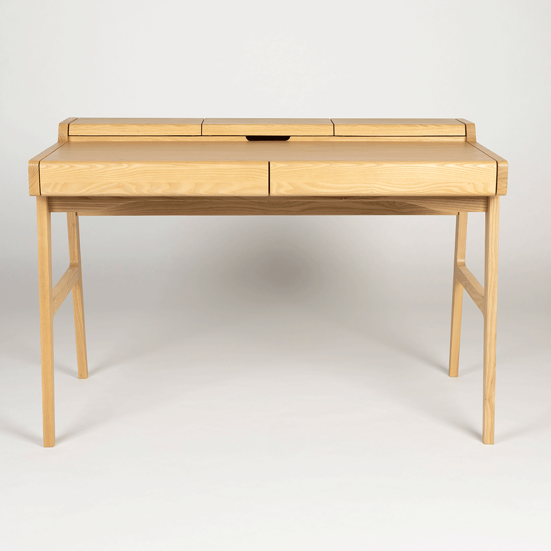 Biurko KAAT drewno dębowe Zuiver Eye on Design