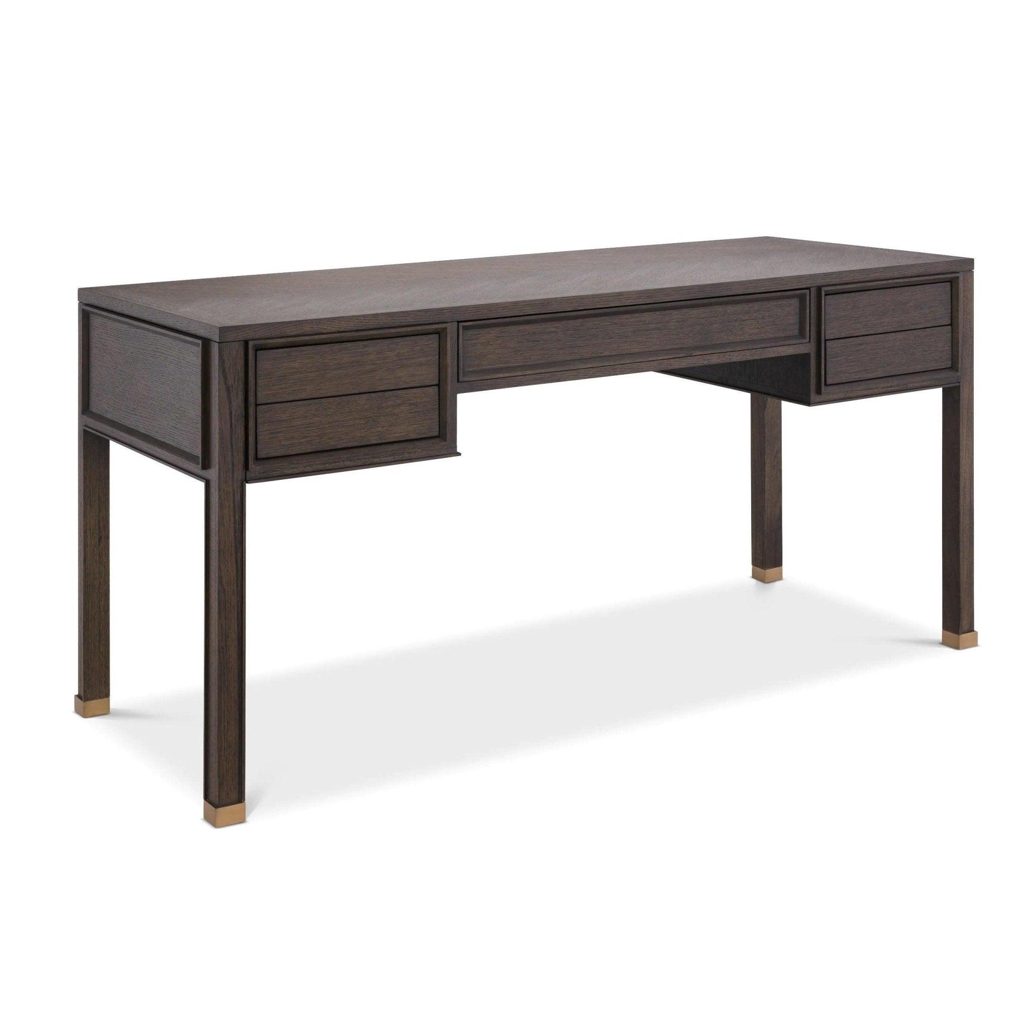 Biurko MELCHIOR brązowy fornir dębowy Eichholtz Eye on Design