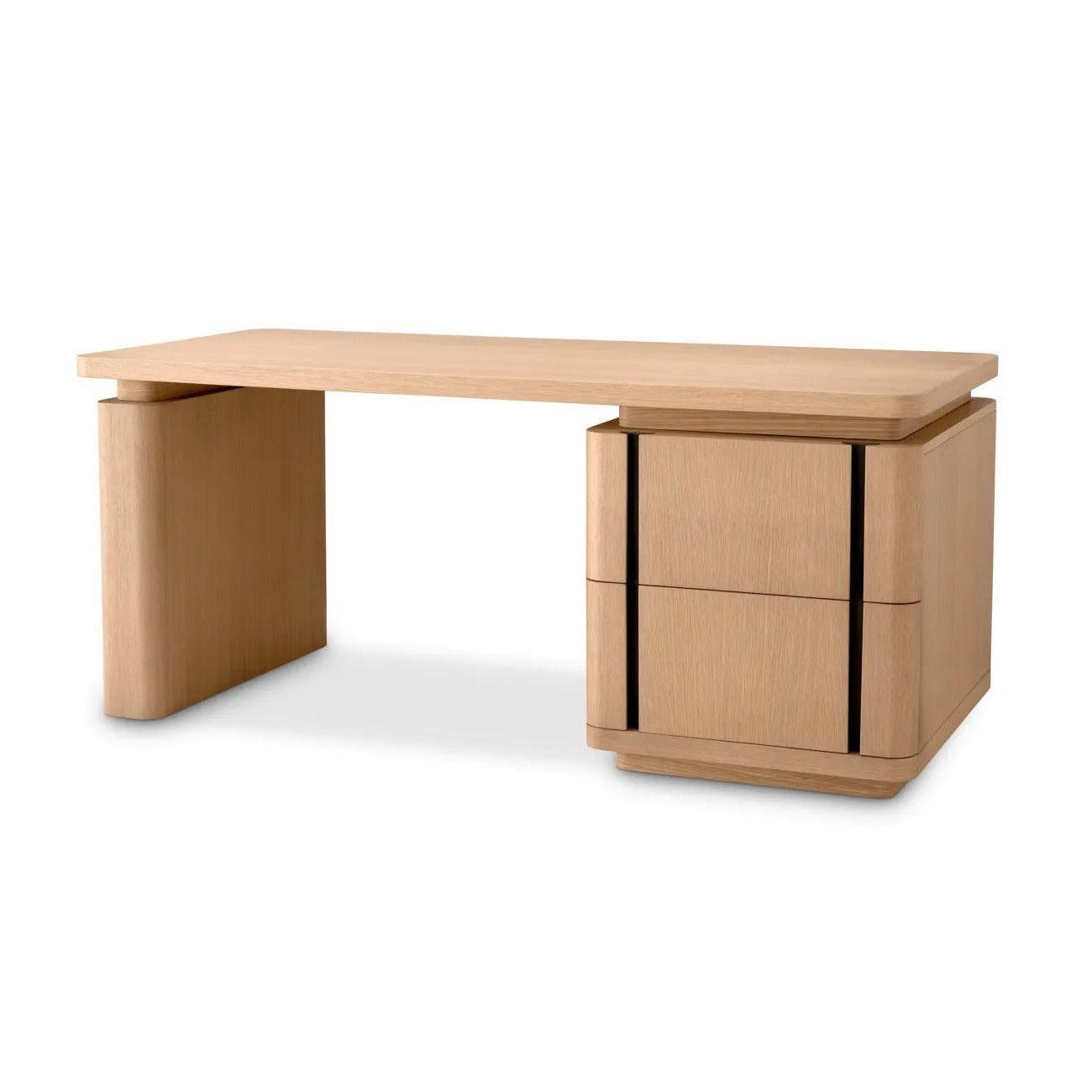 Biurko MODESTO jasnobrązowy fornir dębowy Eichholtz Eye on Design