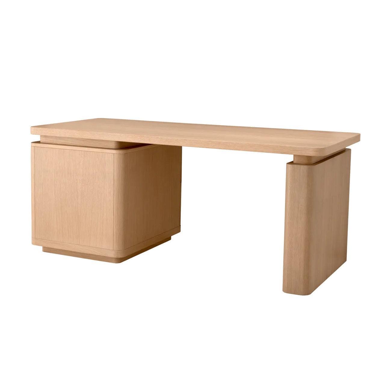 Biurko MODESTO jasnobrązowy fornir dębowy Eichholtz Eye on Design
