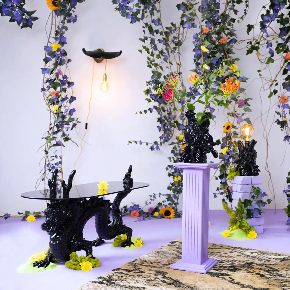 DRAGONIZED BASTERD black table lamp