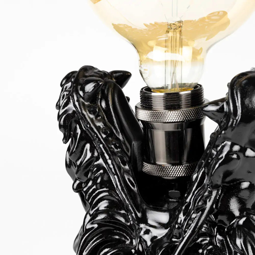 DRAGONIZED BASTERD black table lamp