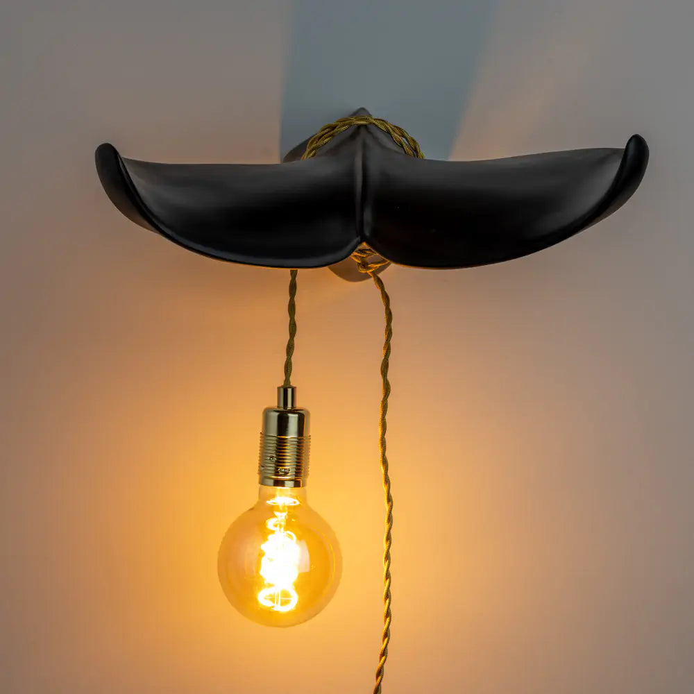 THE TAIL WILL FOLLOW Wandleuchte schwarz