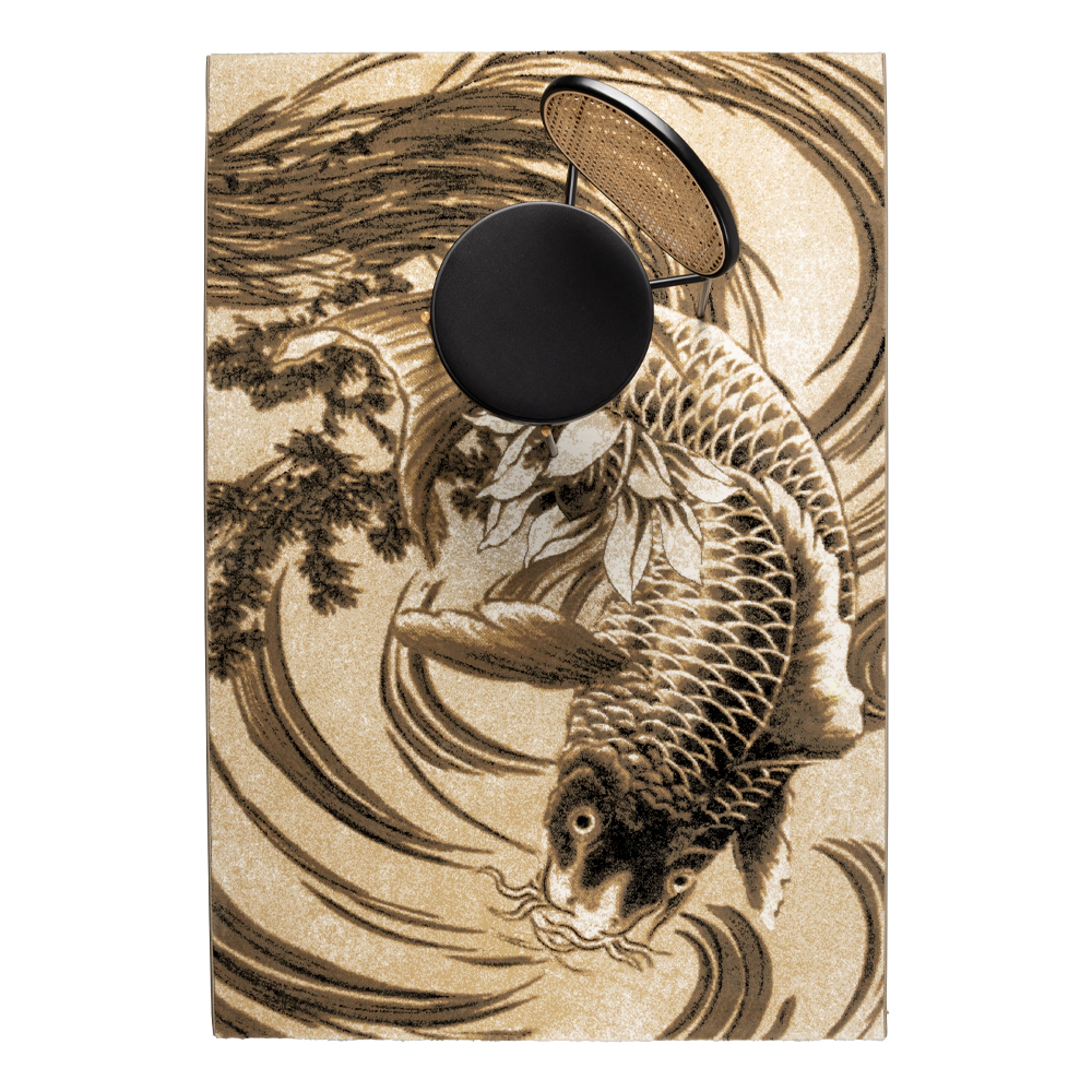 LEGEND OF KOI TEPPICH beige-grau