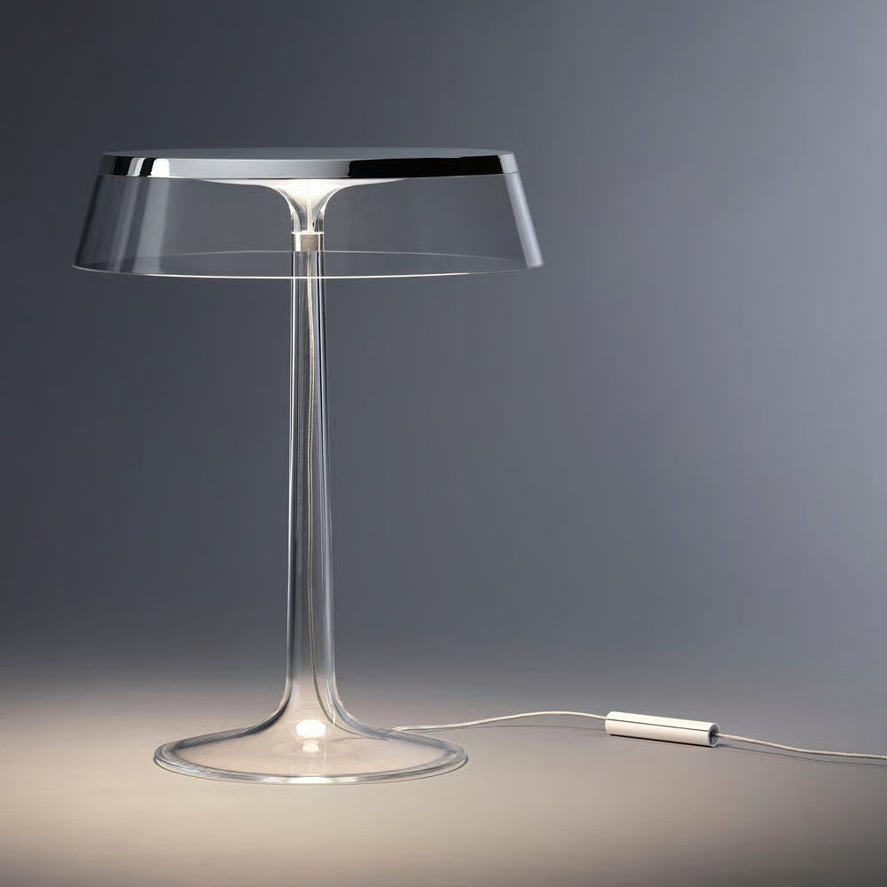 BON JOUR chrome table lamp