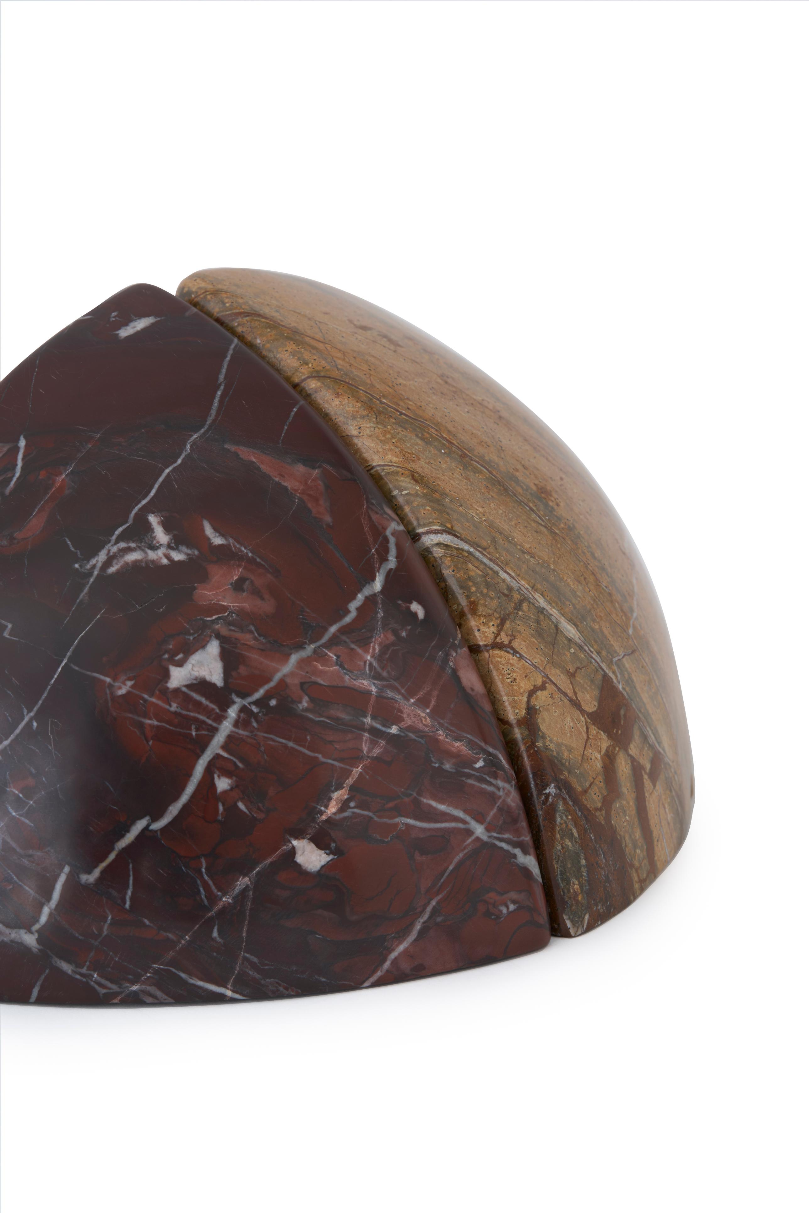 Podpórki do książek BOULDER marmur