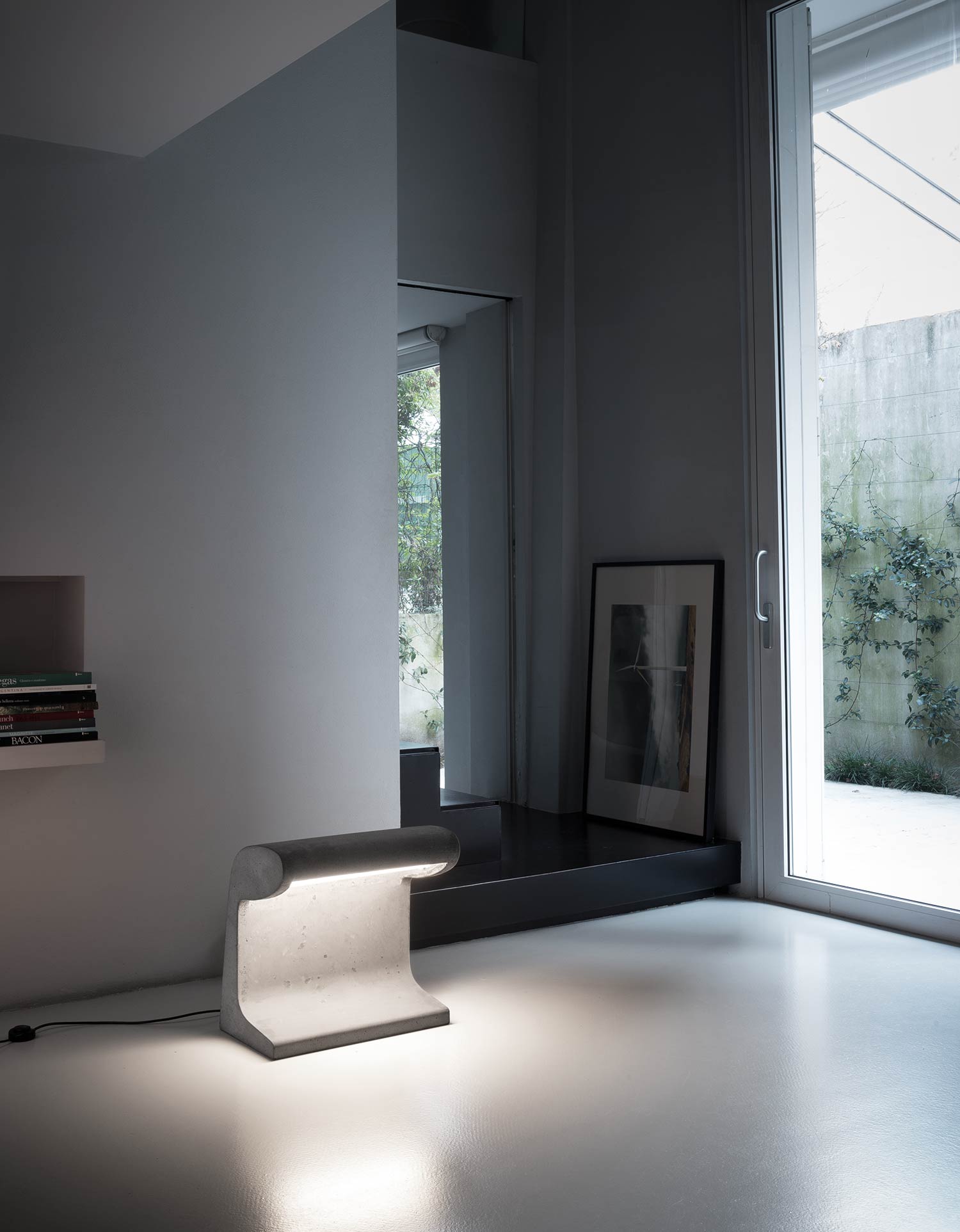 Buitenstaande lamp BORNE BÉTON beton