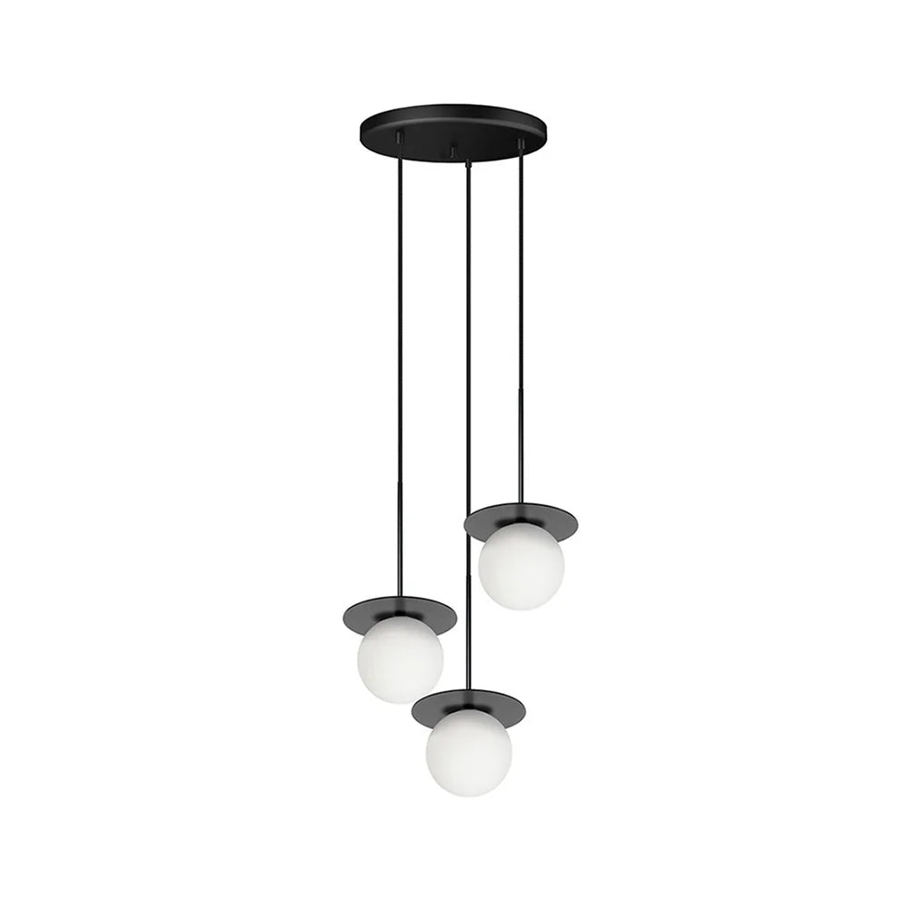 Hanglamp BORRA 3P zwart