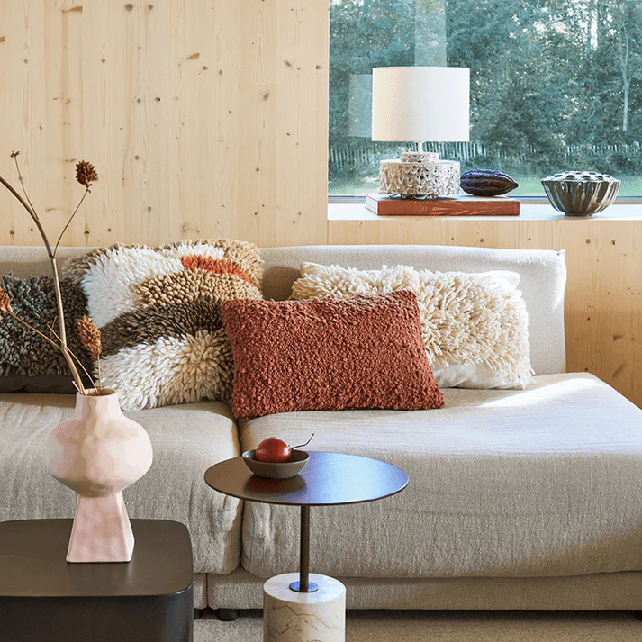 Kussen MALIN grijs-groen