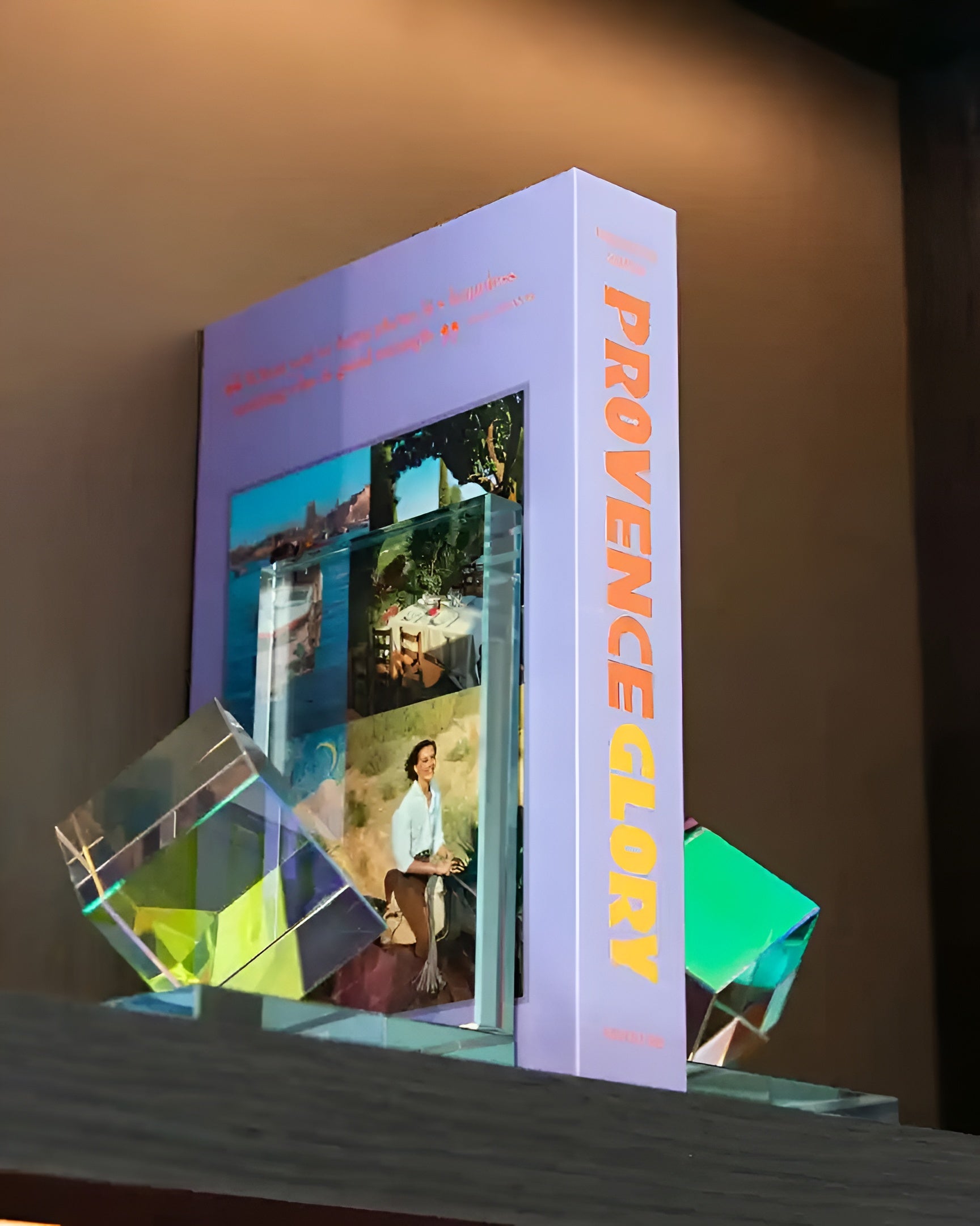 Boekensteun BLOCKS kristal