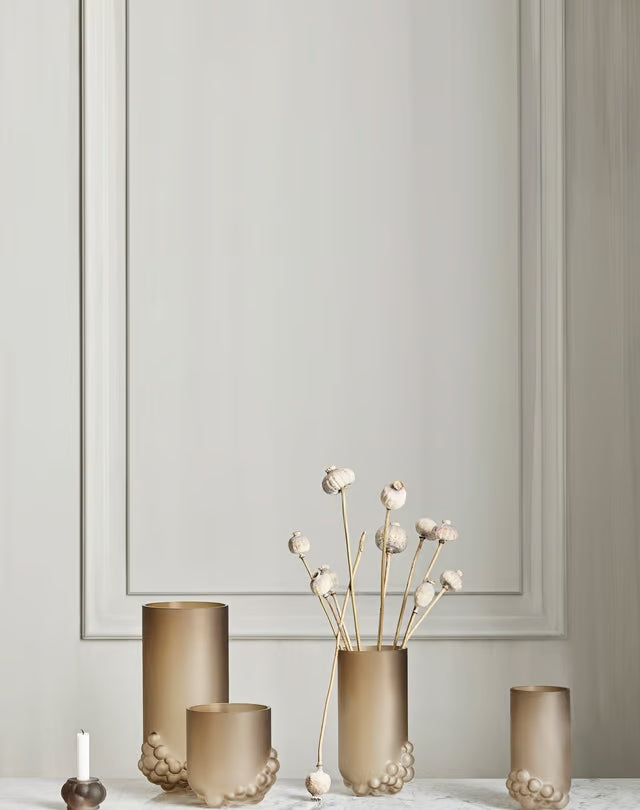 Vaas BULK karamelkleurig glas