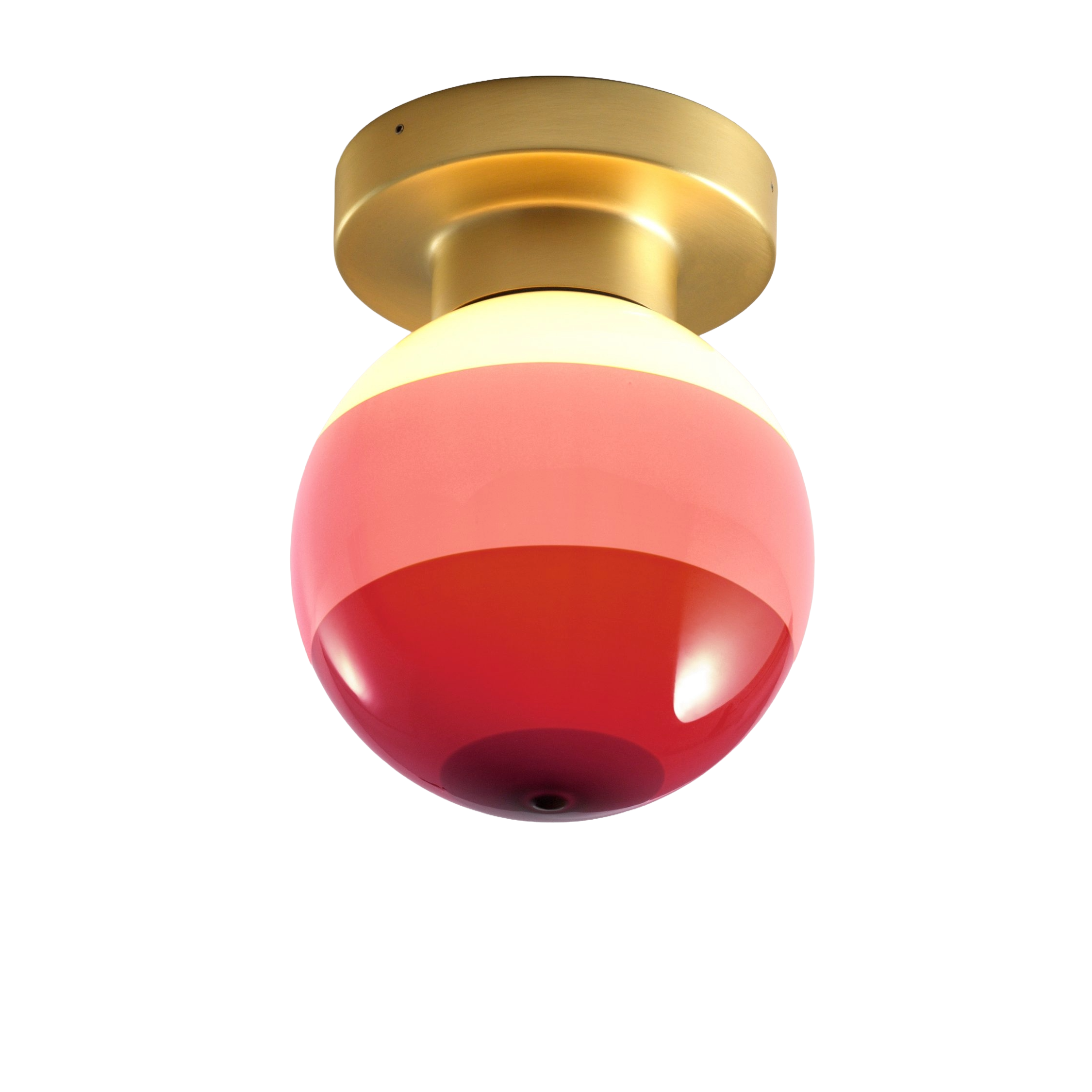 Ceiling lamp DIPPING burgundy