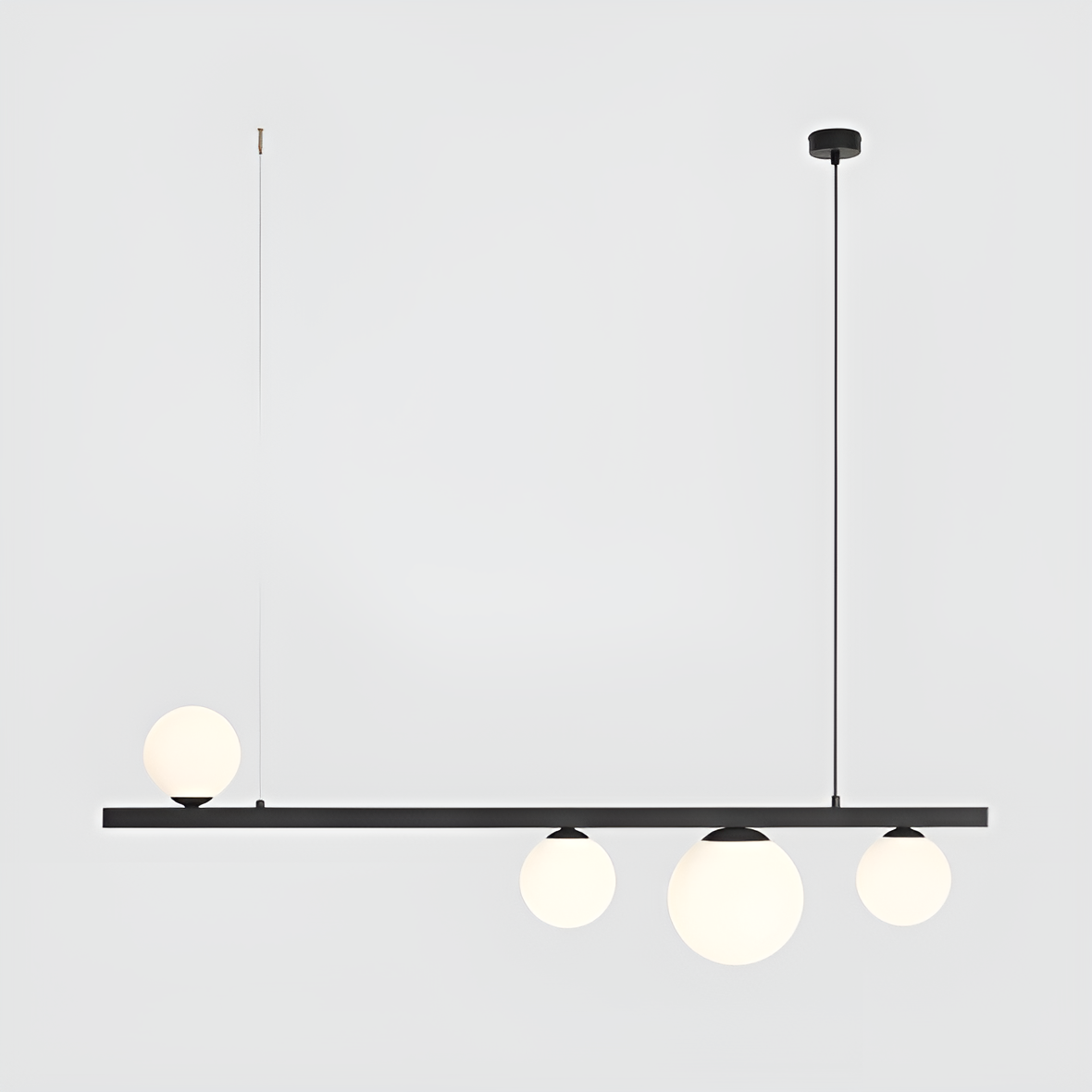 Hanglamp GARDA QUATRO zwart