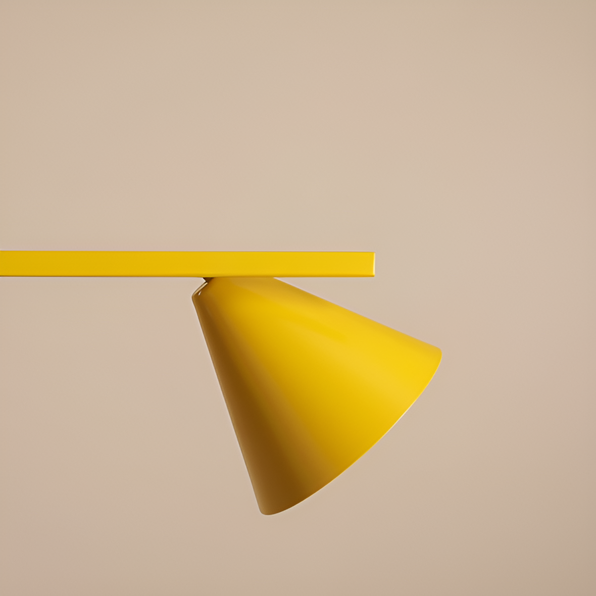 Hanglamp FORM QUATRO mosterdkleur