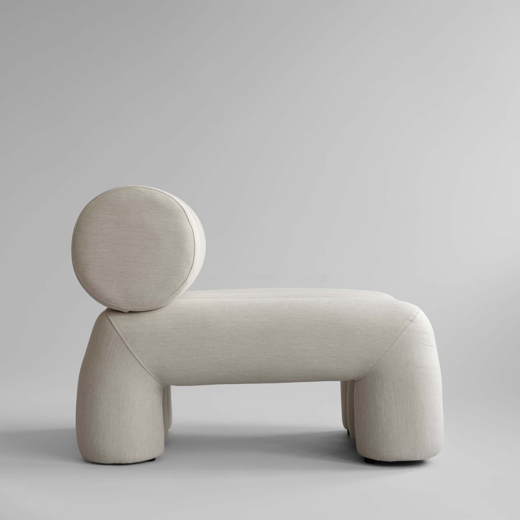 Foku -Sessel warmes Grau