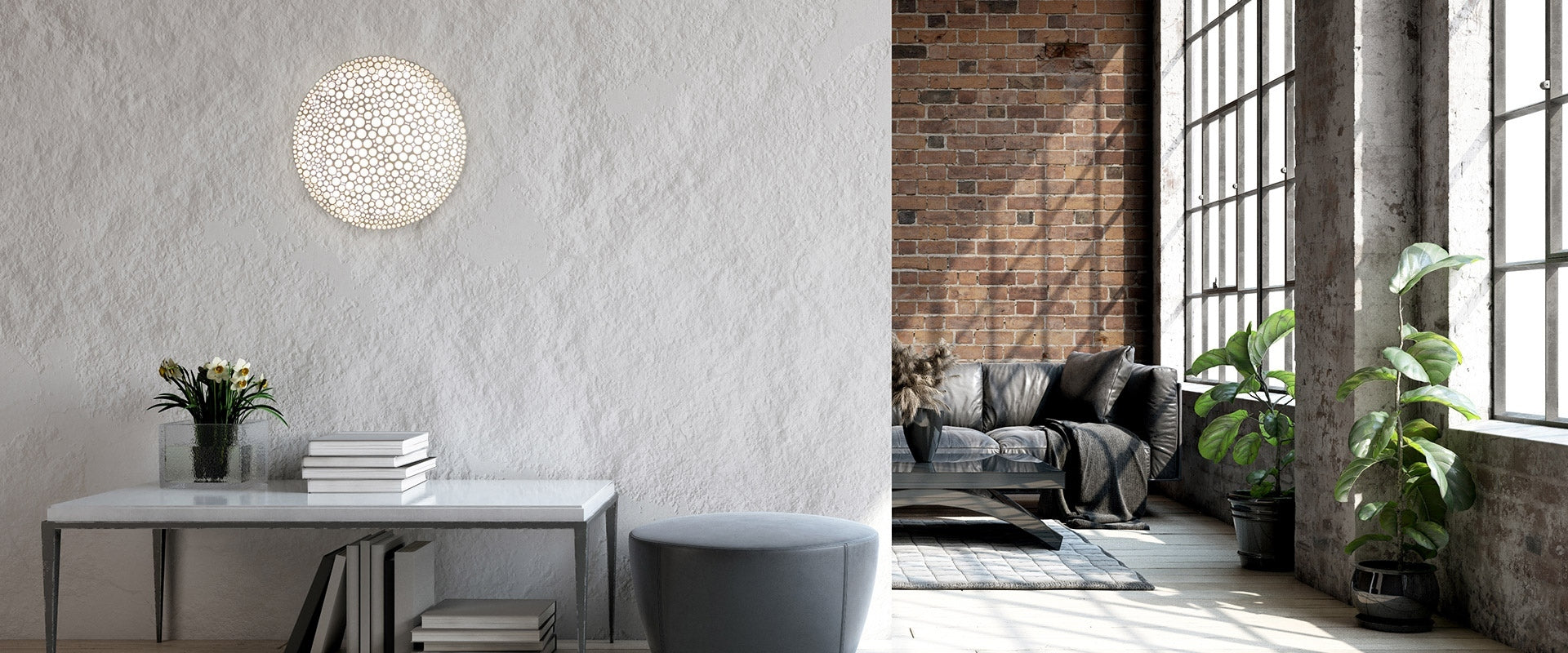 Wandlamp CALIPSO wit