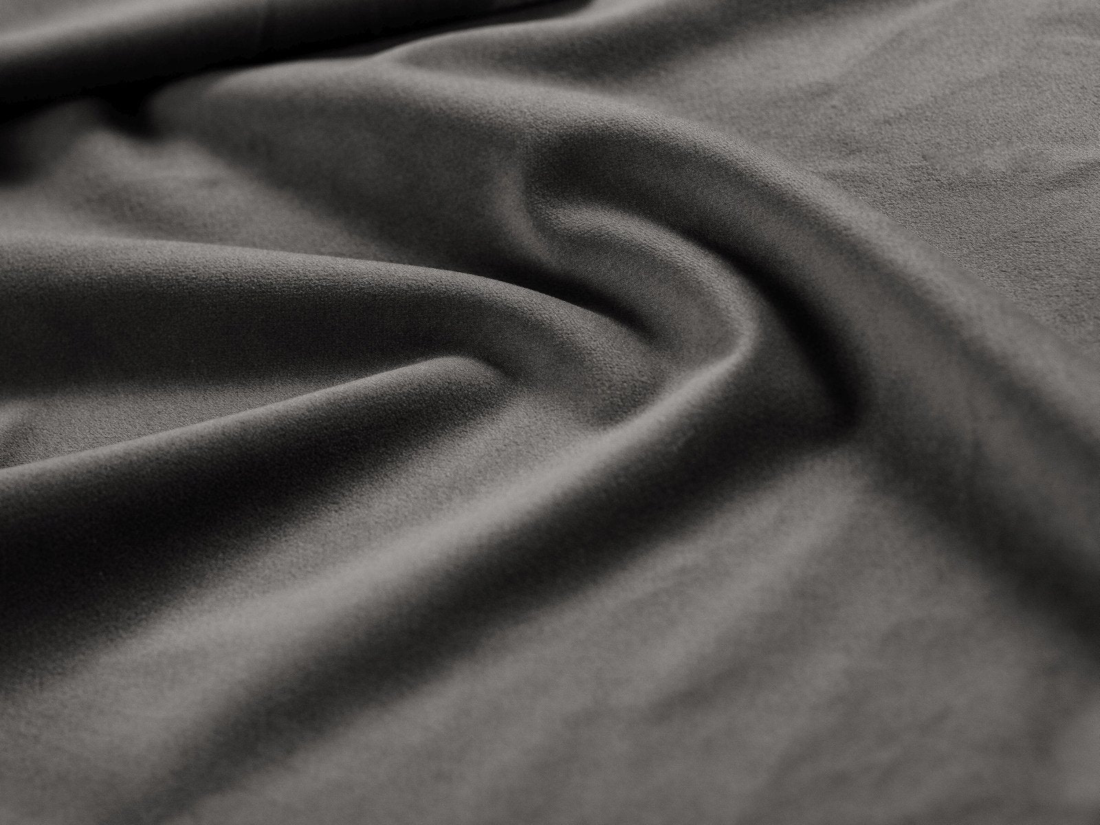 Sofa van fluweel 3-zits GEORGIA donkergrijs