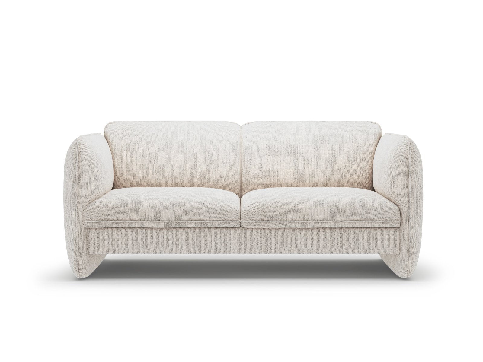 Sofa 2-zits GEORGIA lichtbeige chenille