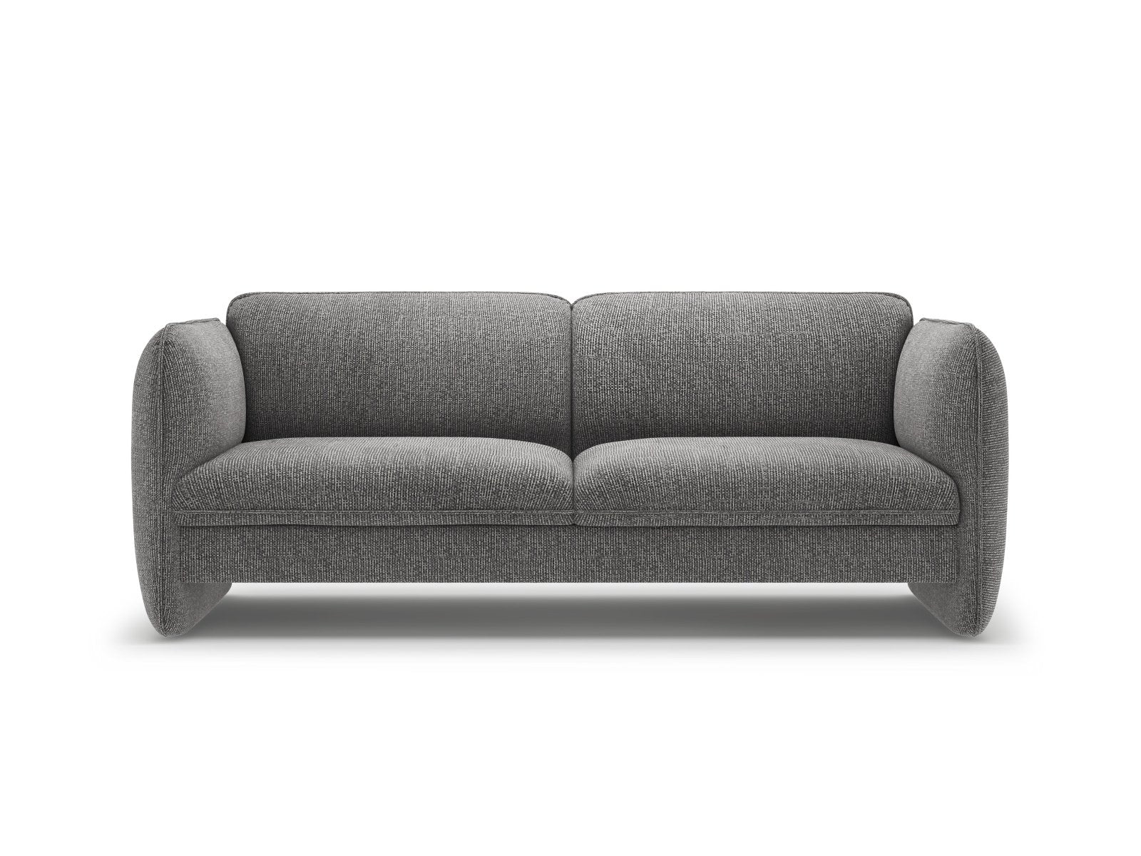 Sofa 3-Sitzer GEORGIA dunkelgrau Chenille