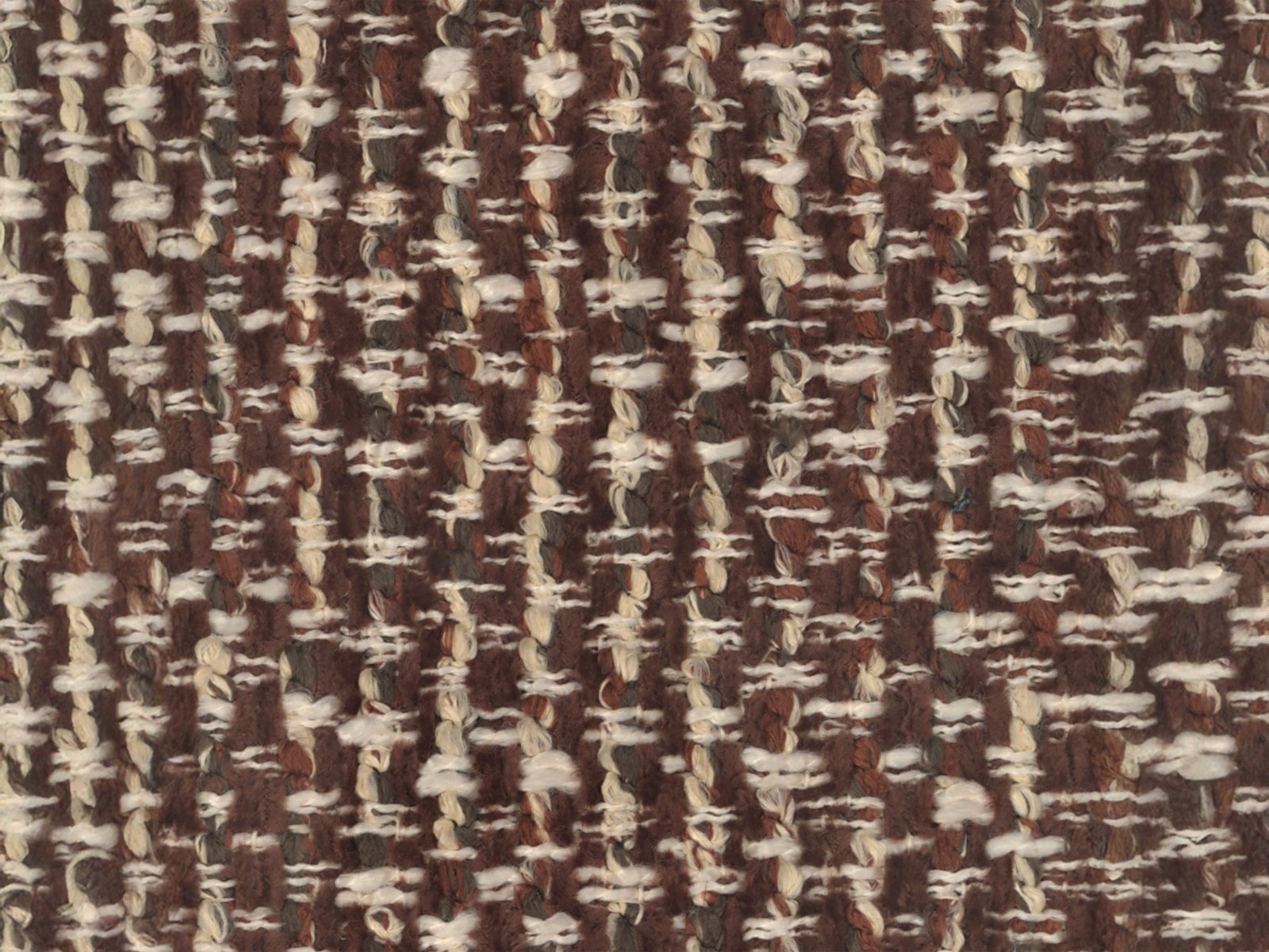 Sofa 3-Sitzer GEORGIA braunes Chenille