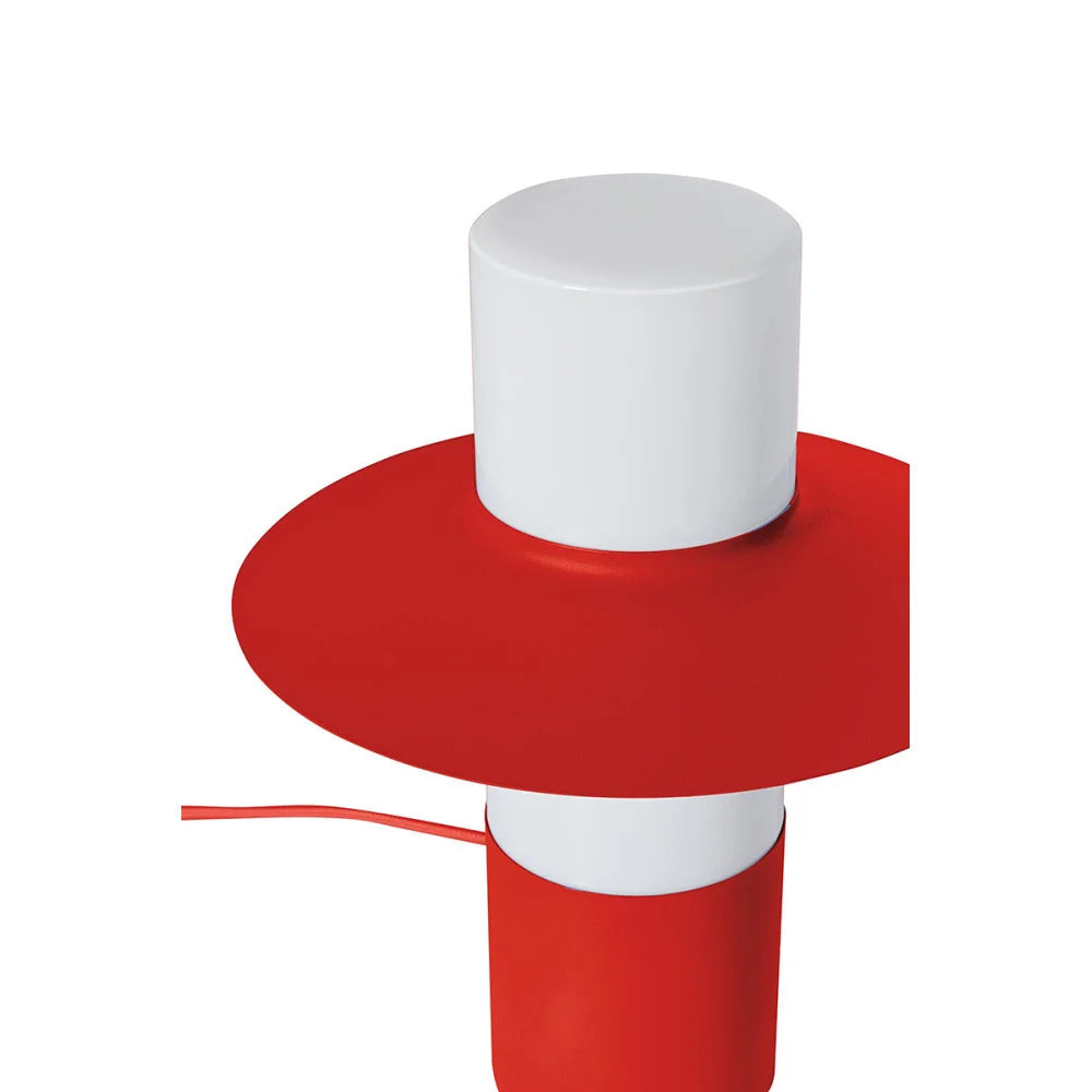 CAPONIO Tischleuchte rot-orange