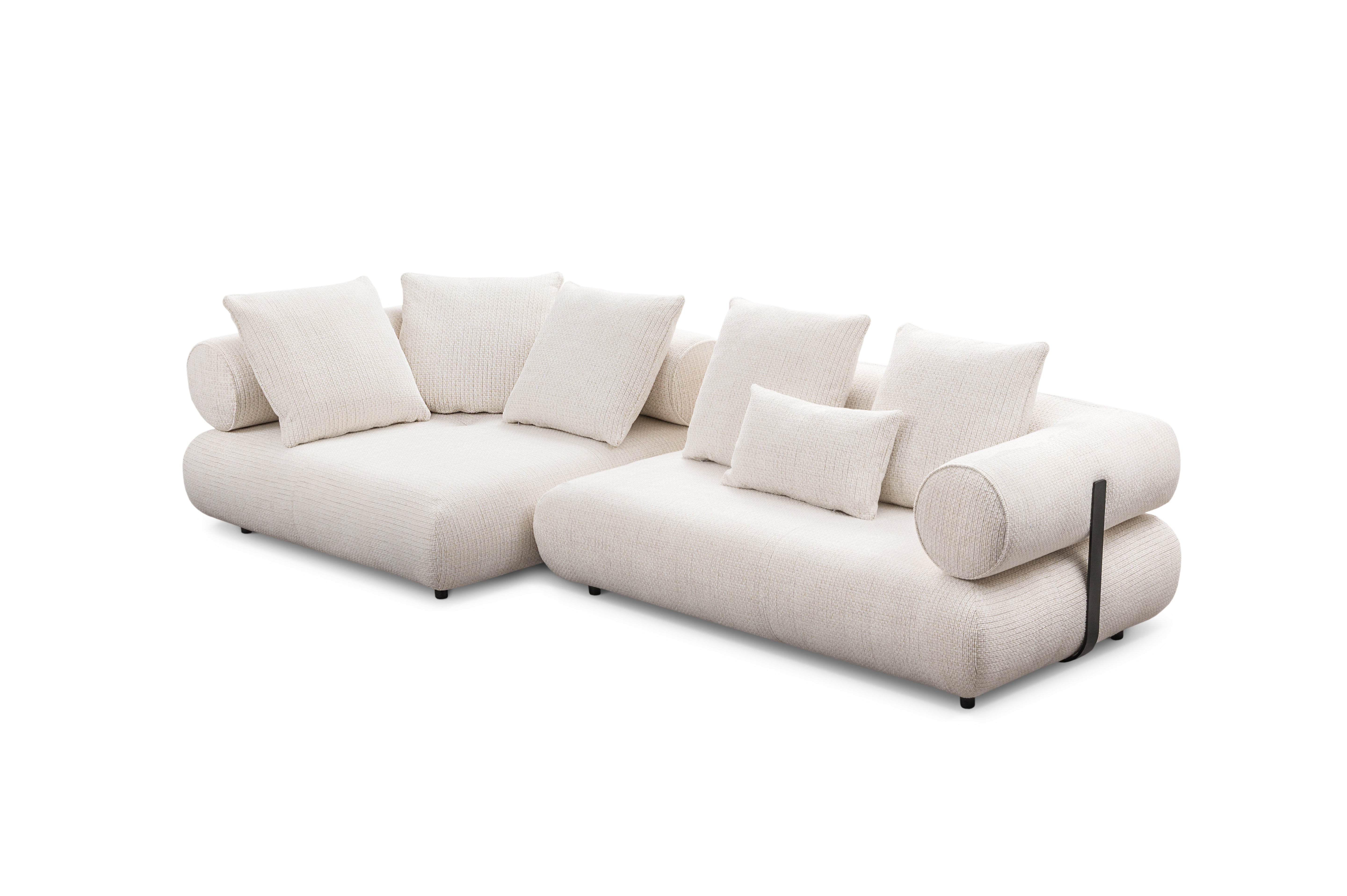 Linkes Ecksofa CASABLANCA personalisiert