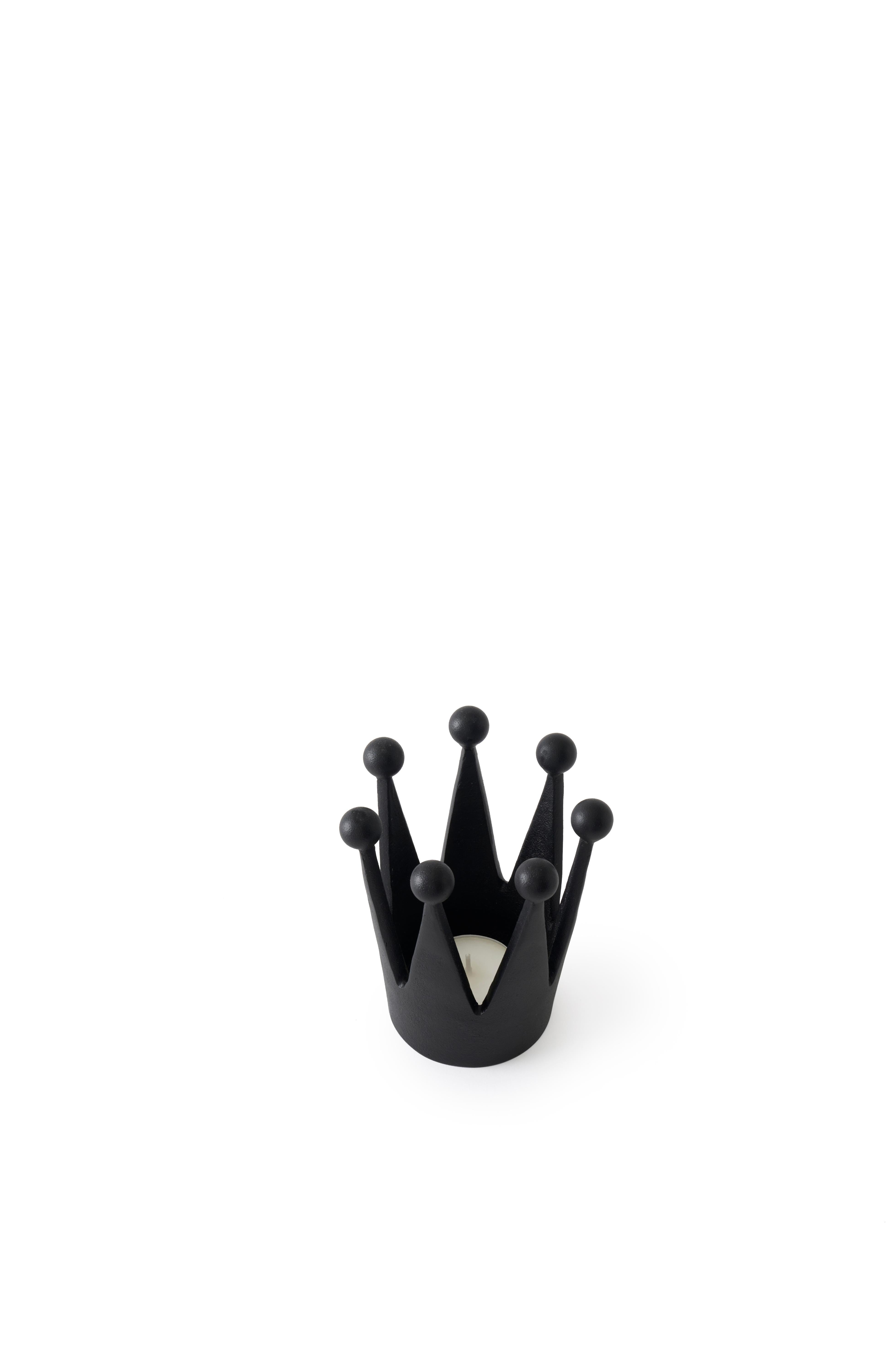 CAST CROWN Decoratie zwart