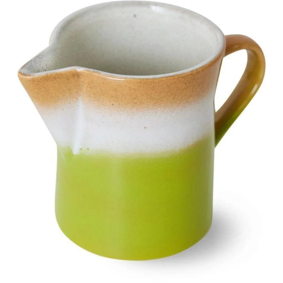 Ceramiczny dzbanek na mleko i cukiernica 70's foreland HKliving Eye on Design
