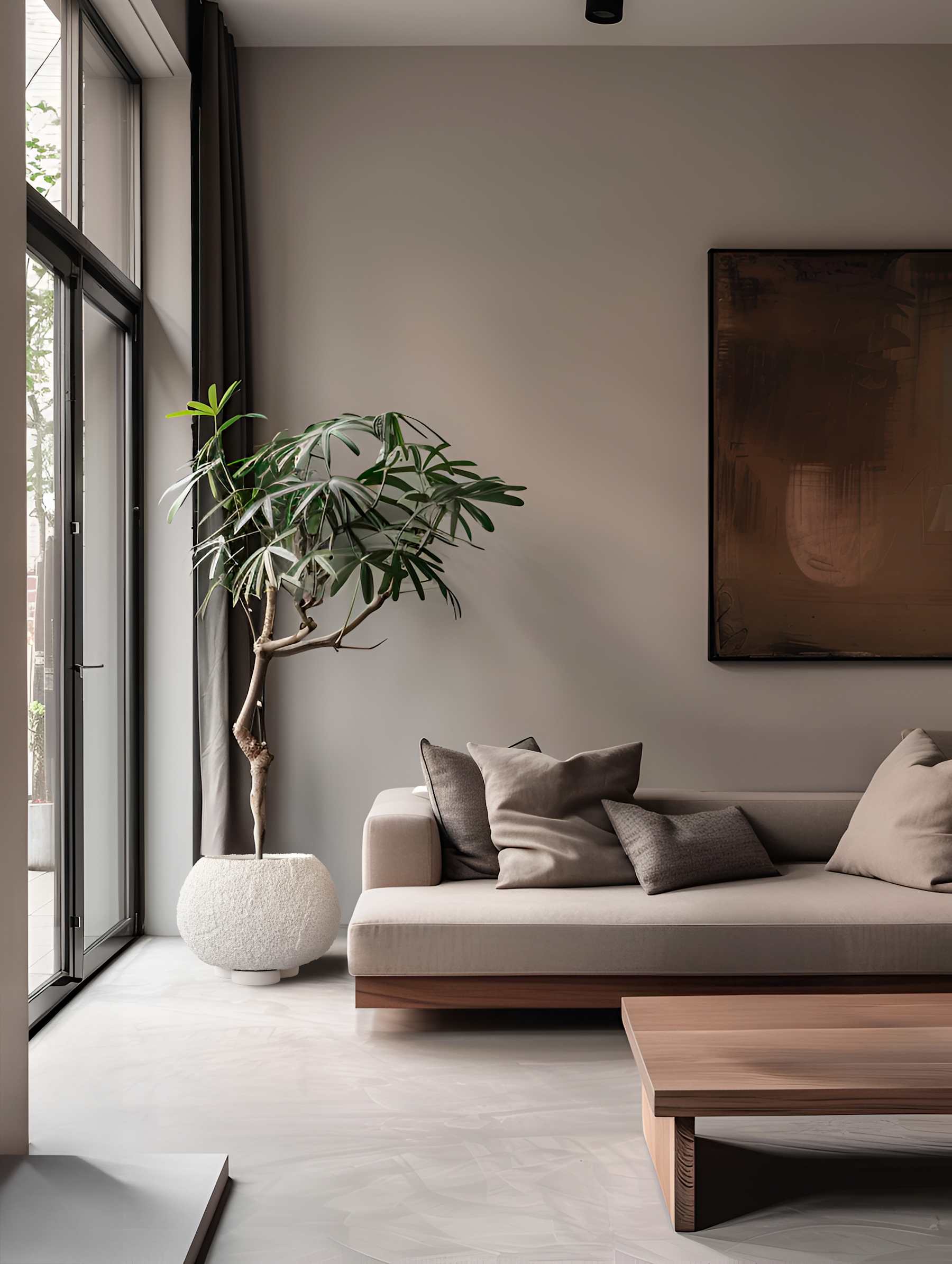 URCHIN Blumentopf cremeweiß