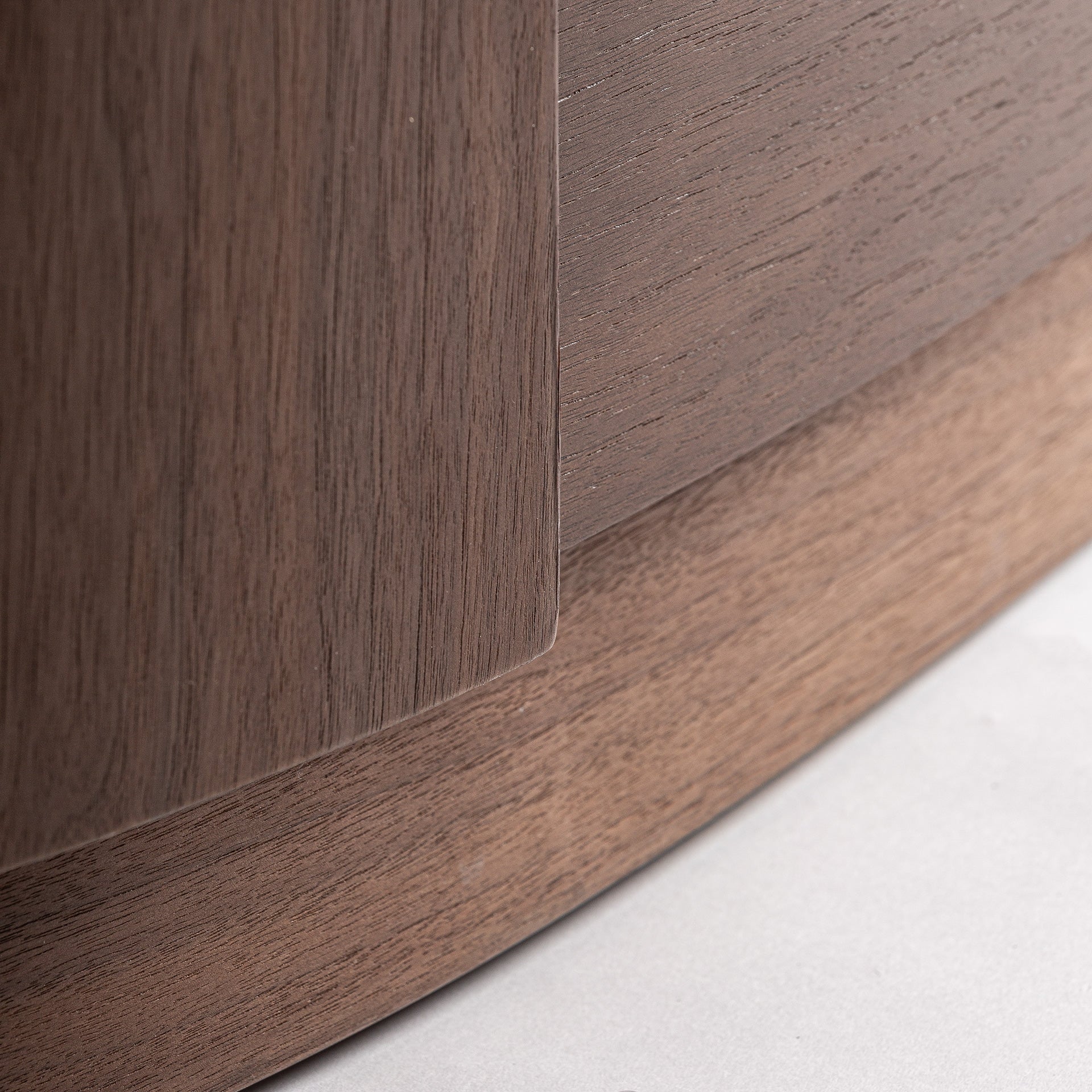 Oval Chest of Drawers STUETTA Oak Veneer