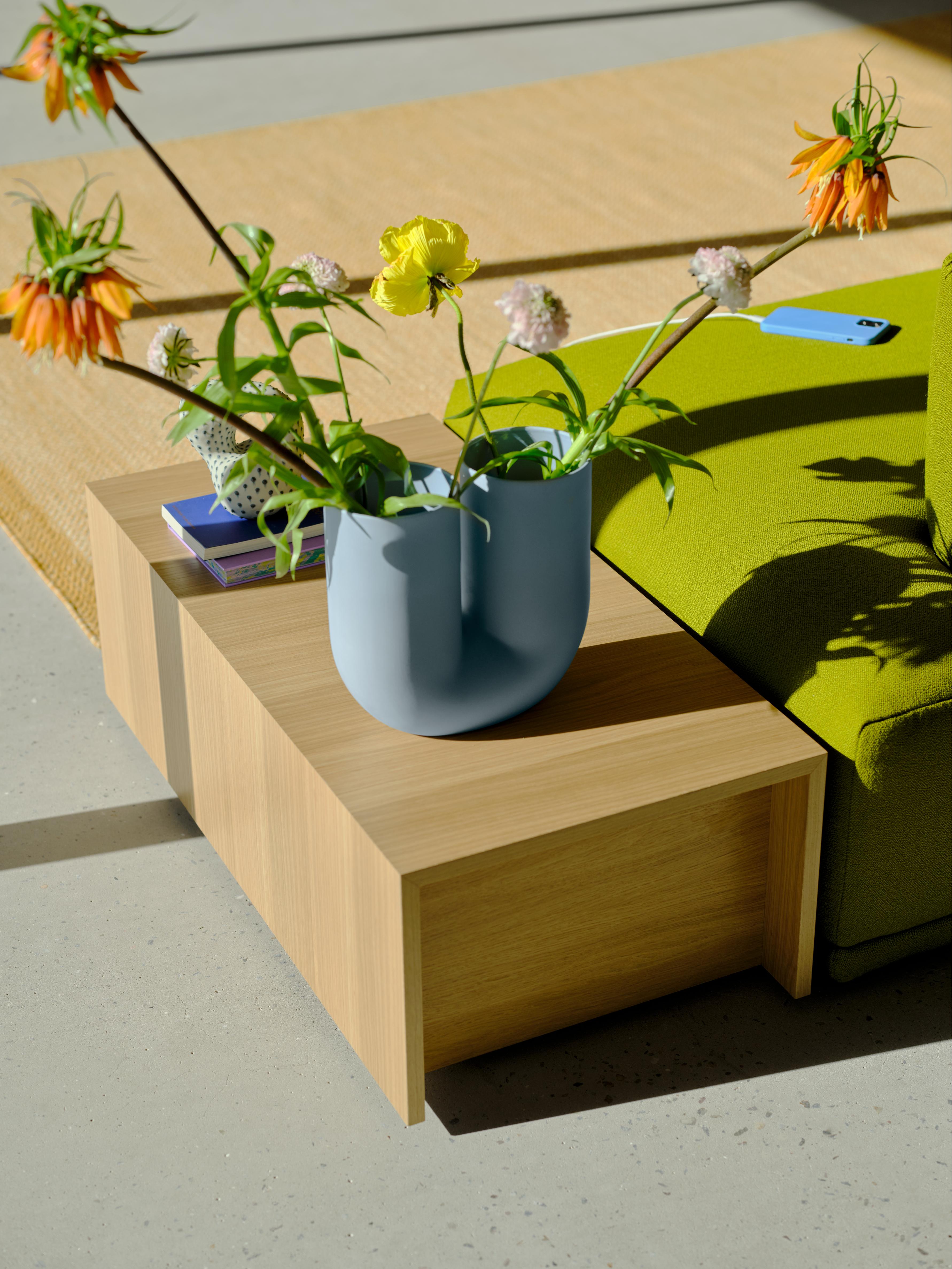 Vase KINK himmelblau