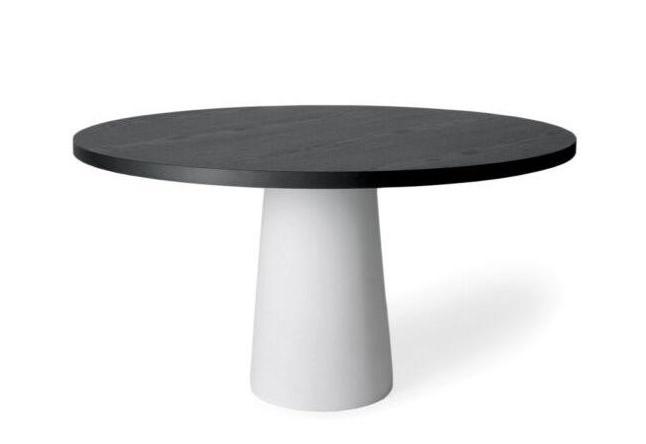 Ronde tafel CONTAINER van eikenhout