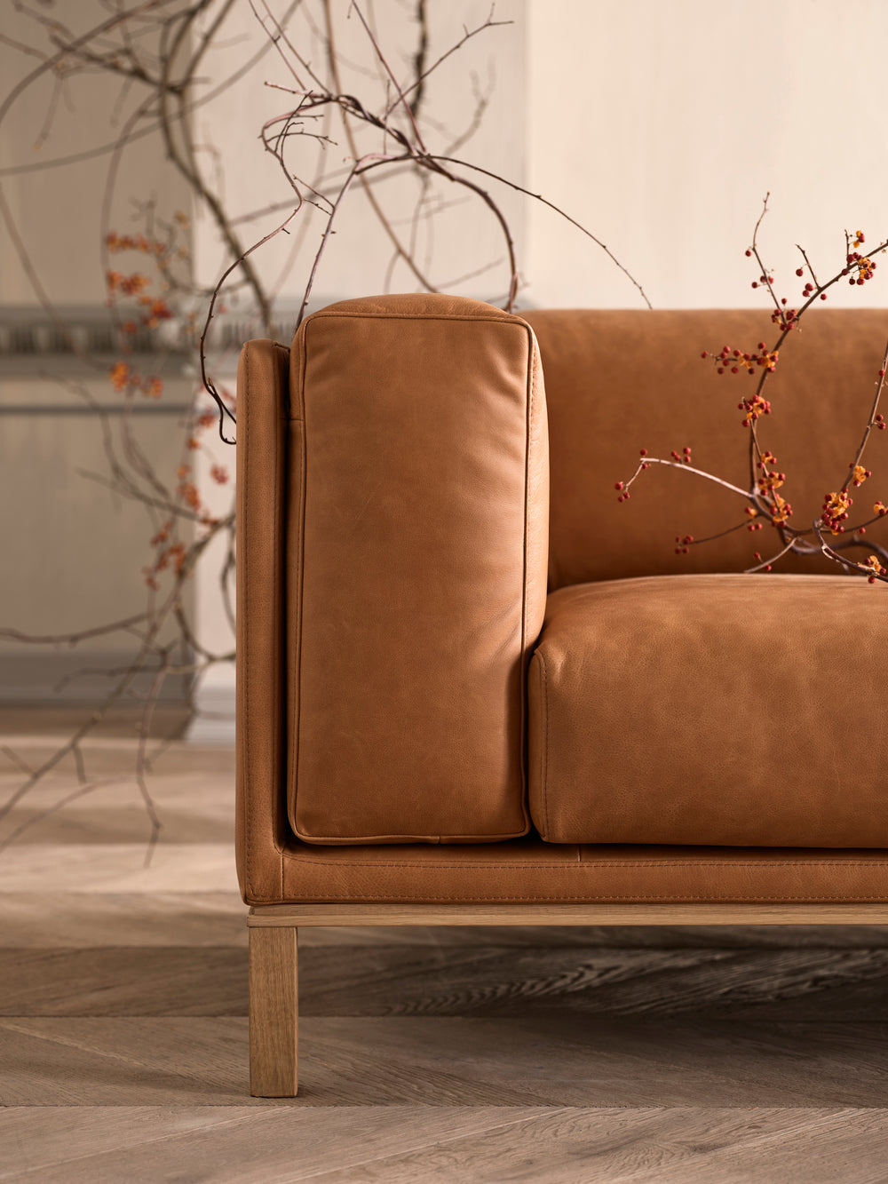 Sofa 2-module COSY gebleekte basis