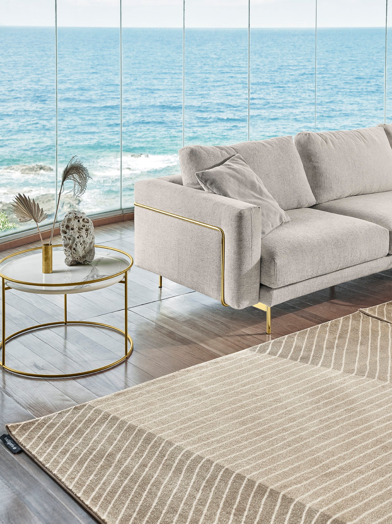 Sofa 3-sitzig ROD gepolstert
