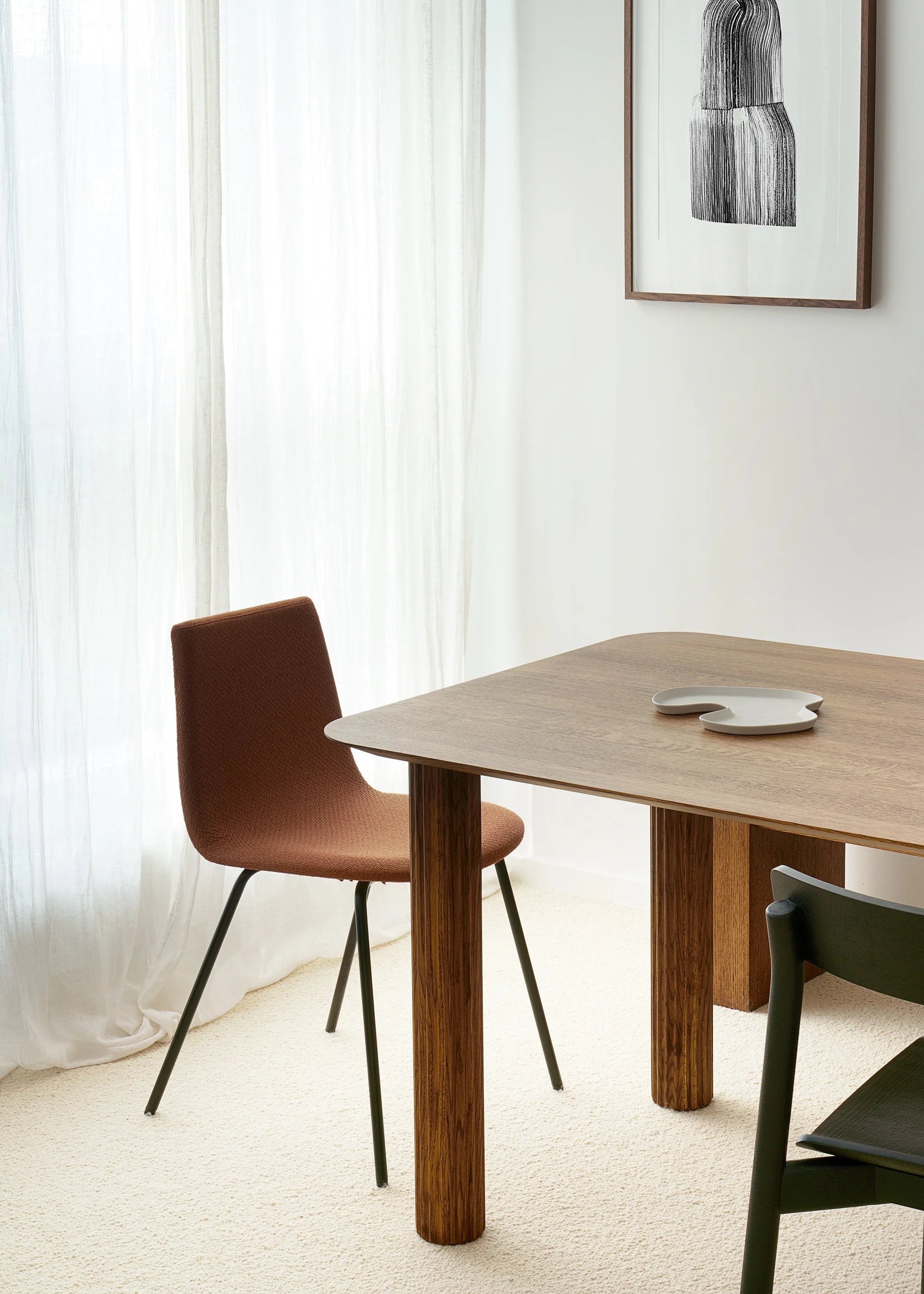 Tafel FILAR donker eikenhout