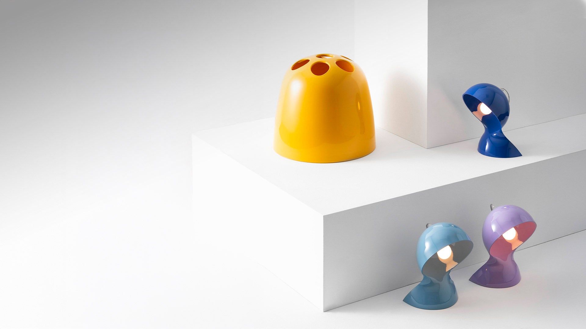 Tischlampe DALÙ lila