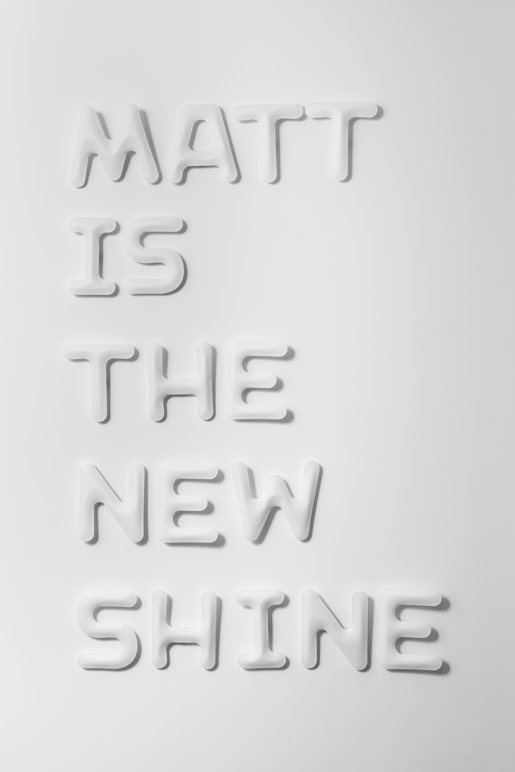 Dekoracja litera alfabetu FIDU biały mat Zieta Studio Eye on Design