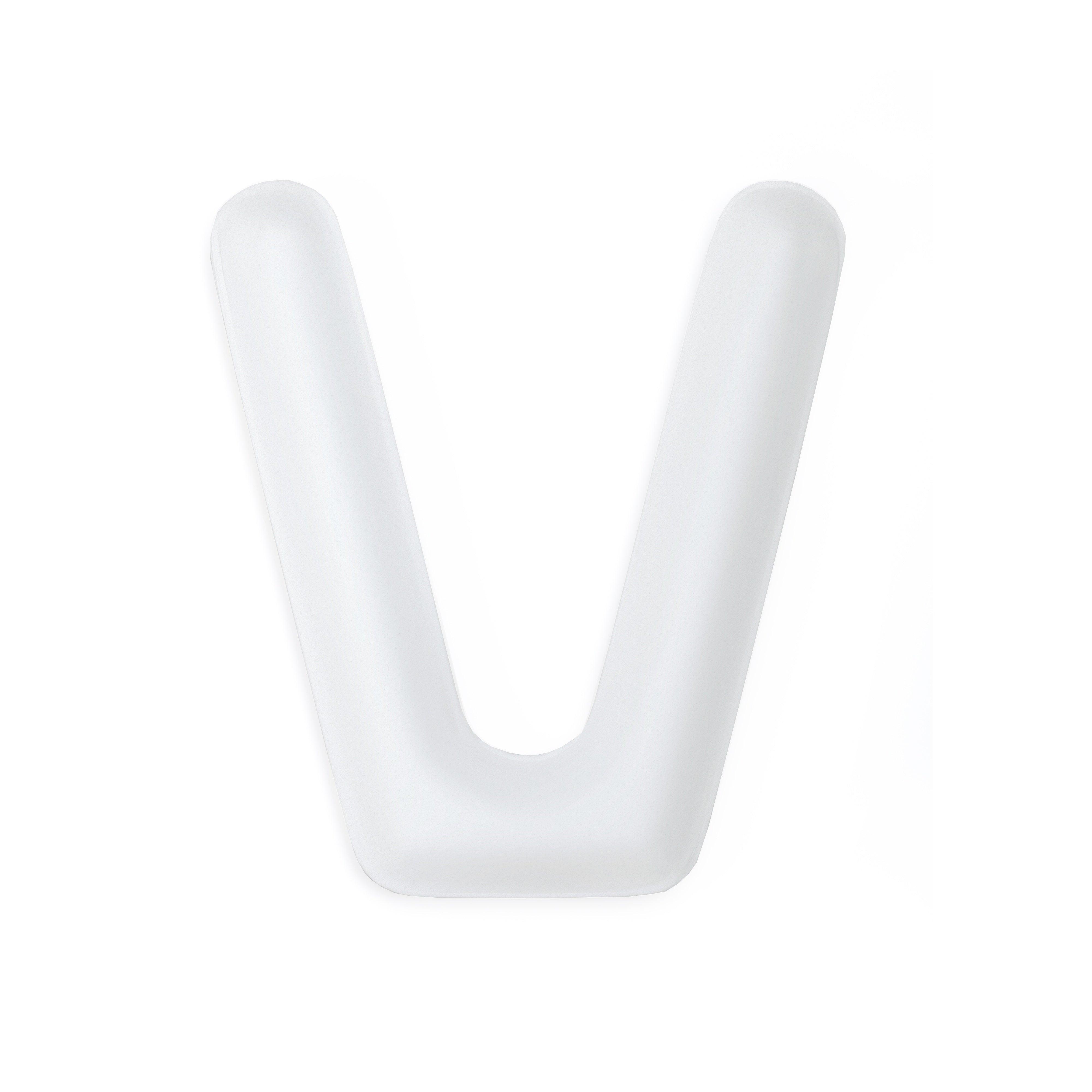 Dekoracja litera alfabetu FIDU biały mat Zieta Studio V Eye on Design