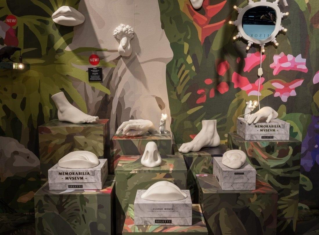 Dekoracja MEMORABILIA MVSEVM MALE FOOT biały Seletti Eye on Design