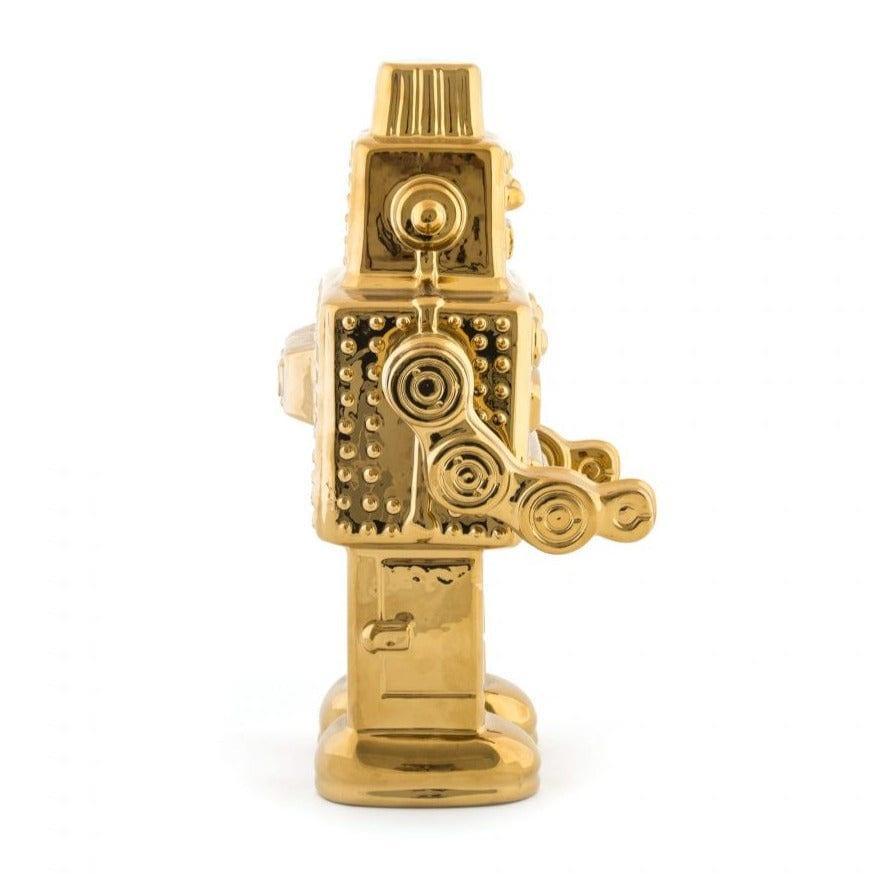 Dekoracja MEMORABILIA MY ROBOT złoty Seletti Eye on Design