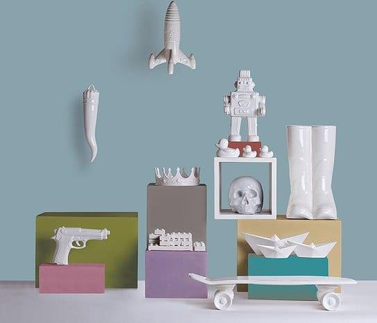 Dekoracja MEMORABILIA MY SKATEBOARD biały Seletti Eye on Design