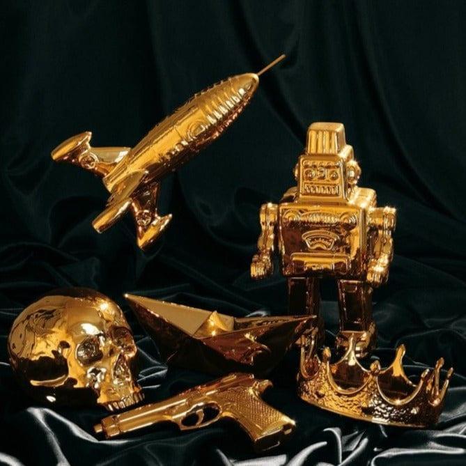 Dekoracja MEMORABILIA MY SPACESHIP złoty Seletti Eye on Design