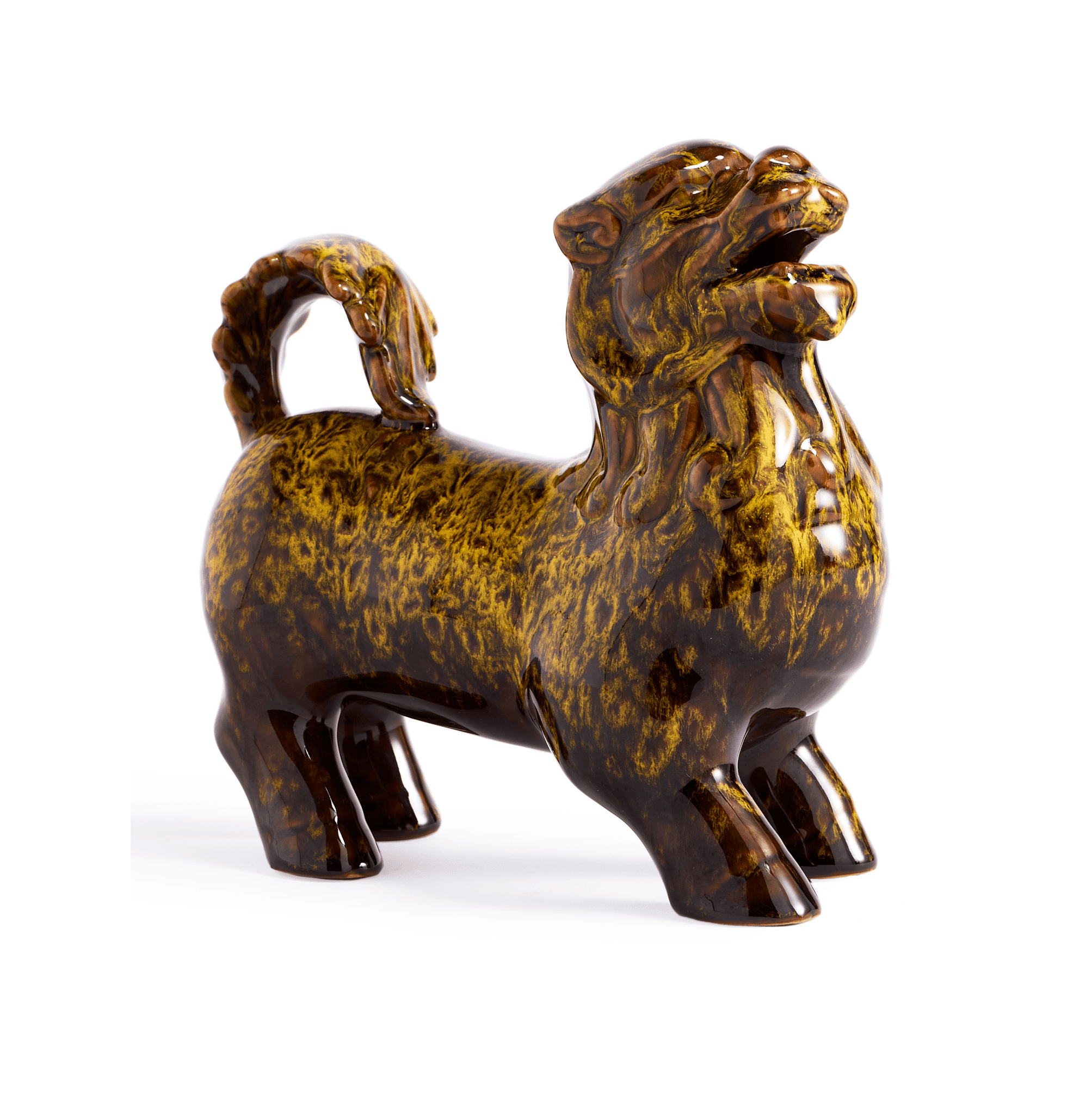 Dekoracja OILIN brązowa porcelana Pols Potten Eye on Design