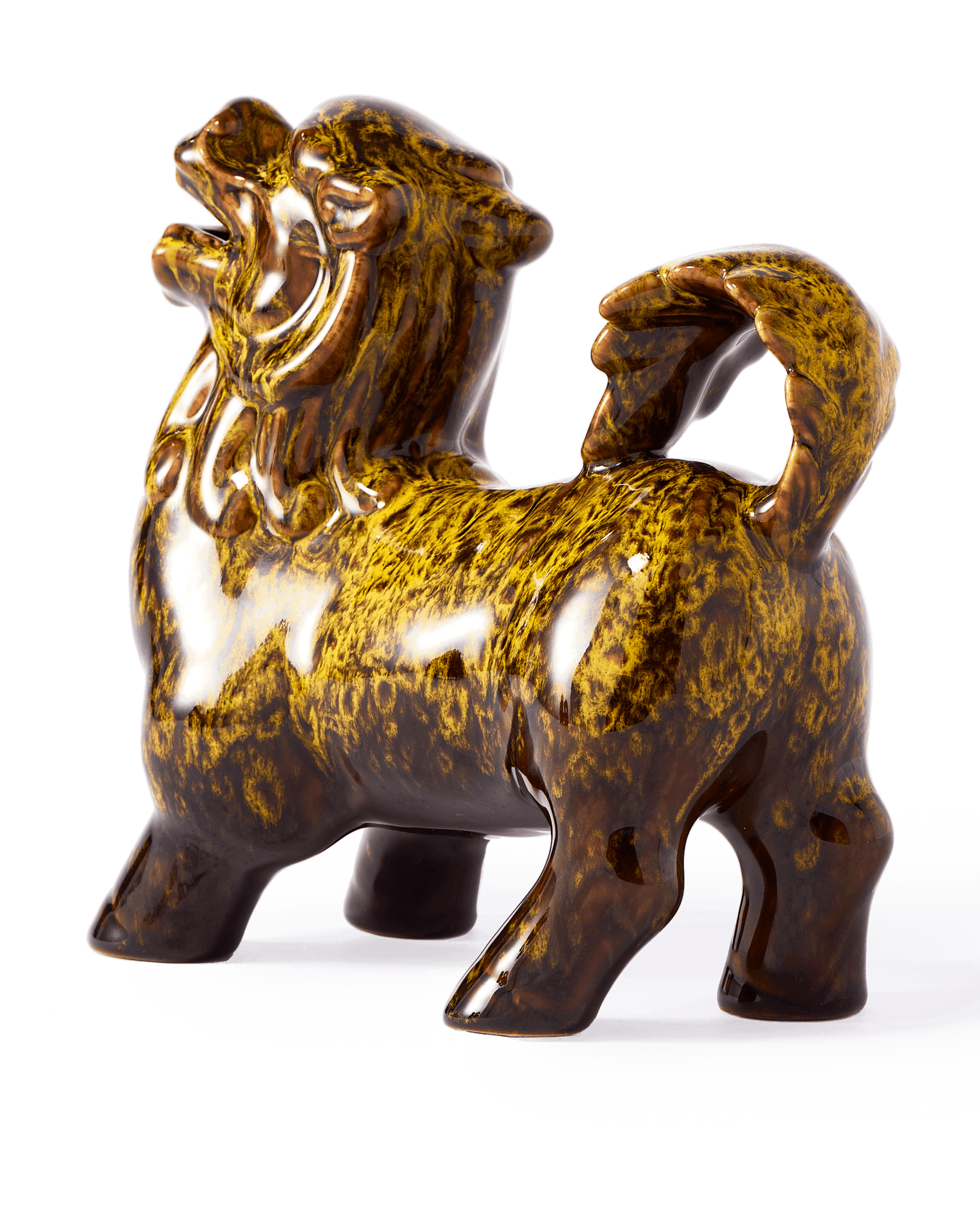 Dekoracja OILIN brązowa porcelana Pols Potten Eye on Design