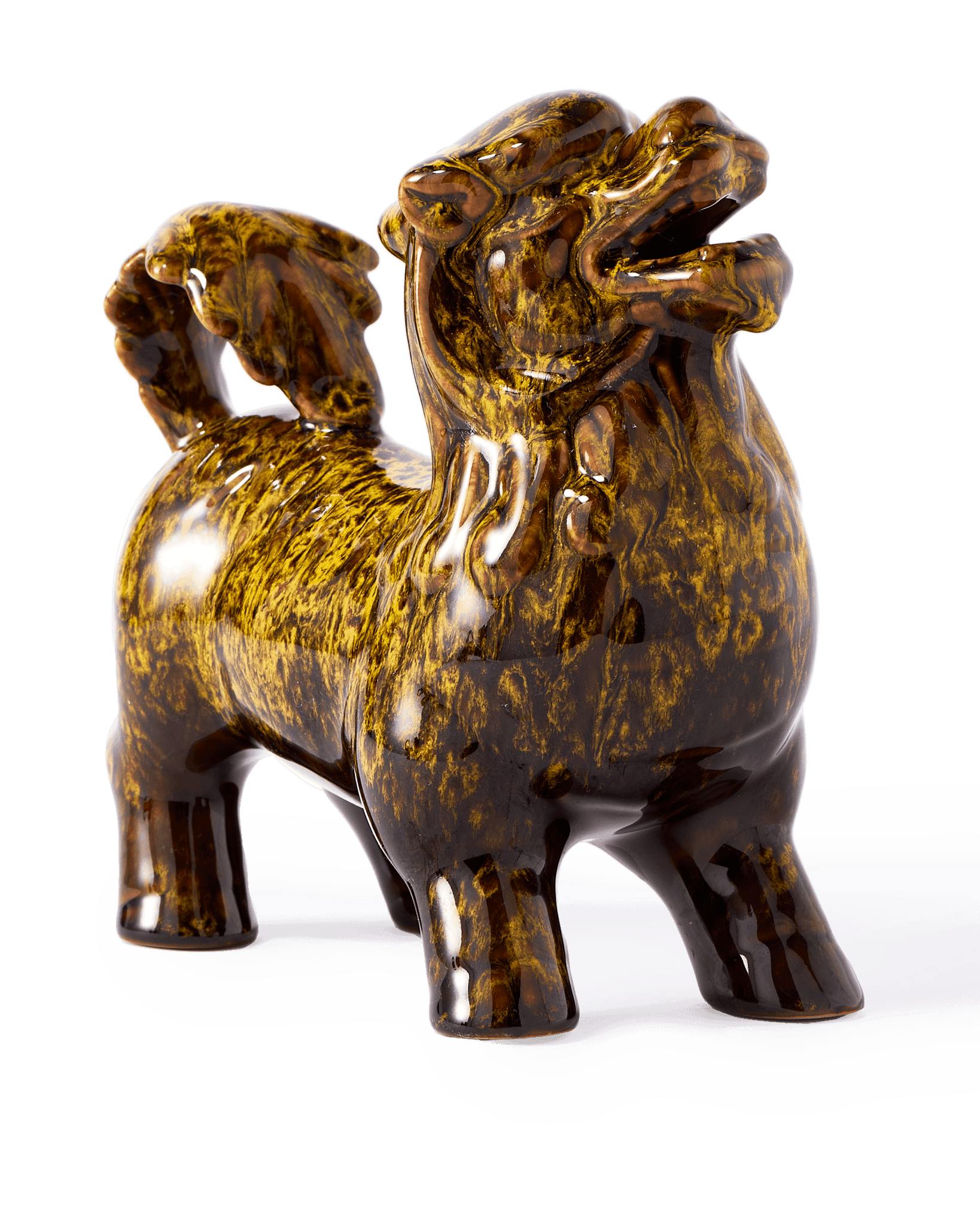 Dekoracja OILIN brązowa porcelana Pols Potten Eye on Design